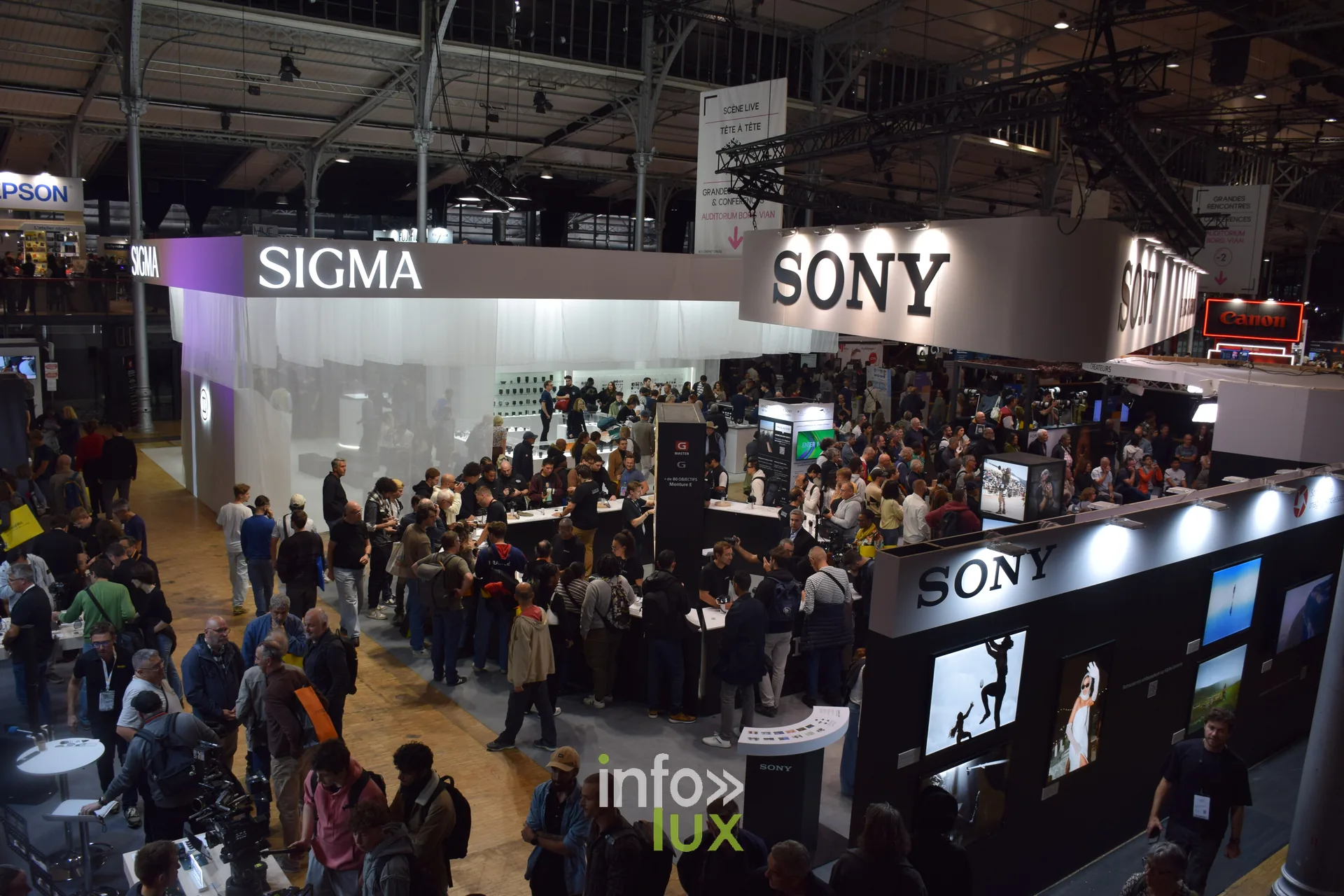 Salon Photo & Vidéo 2026, Grande Halle de la Villette, Paris : Les stands Sigma et Sony
