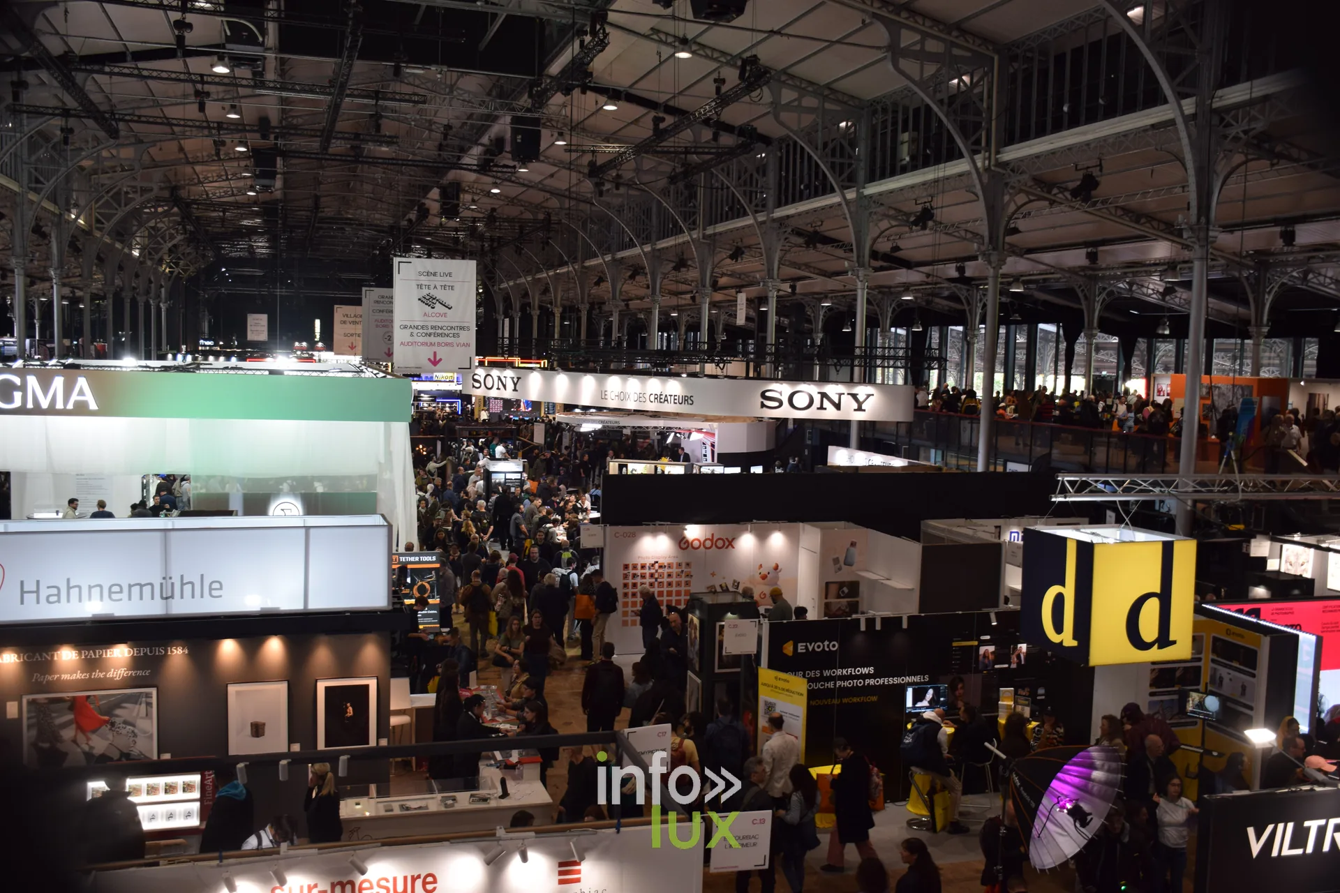 Salon Photo & Vidéo 2026, Grande Halle de la Villette, Paris : Les stands dans la Grande Halle de la Villette