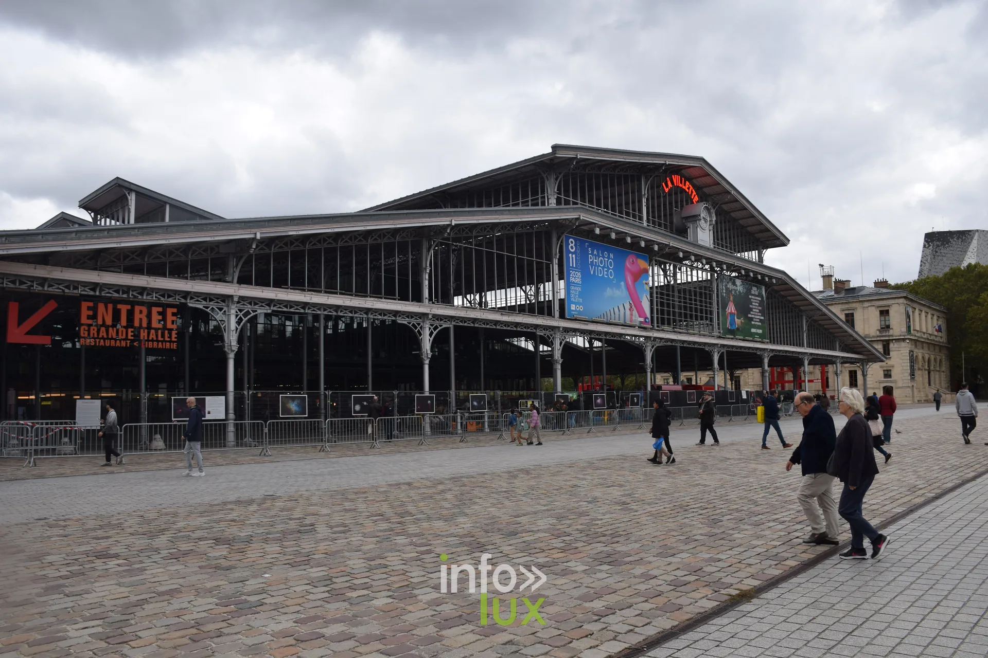 Salon Photo & Vidéo 2026, Grande Halle de la Villette, Paris : La Grande Halle de la Villette, entrée du salon