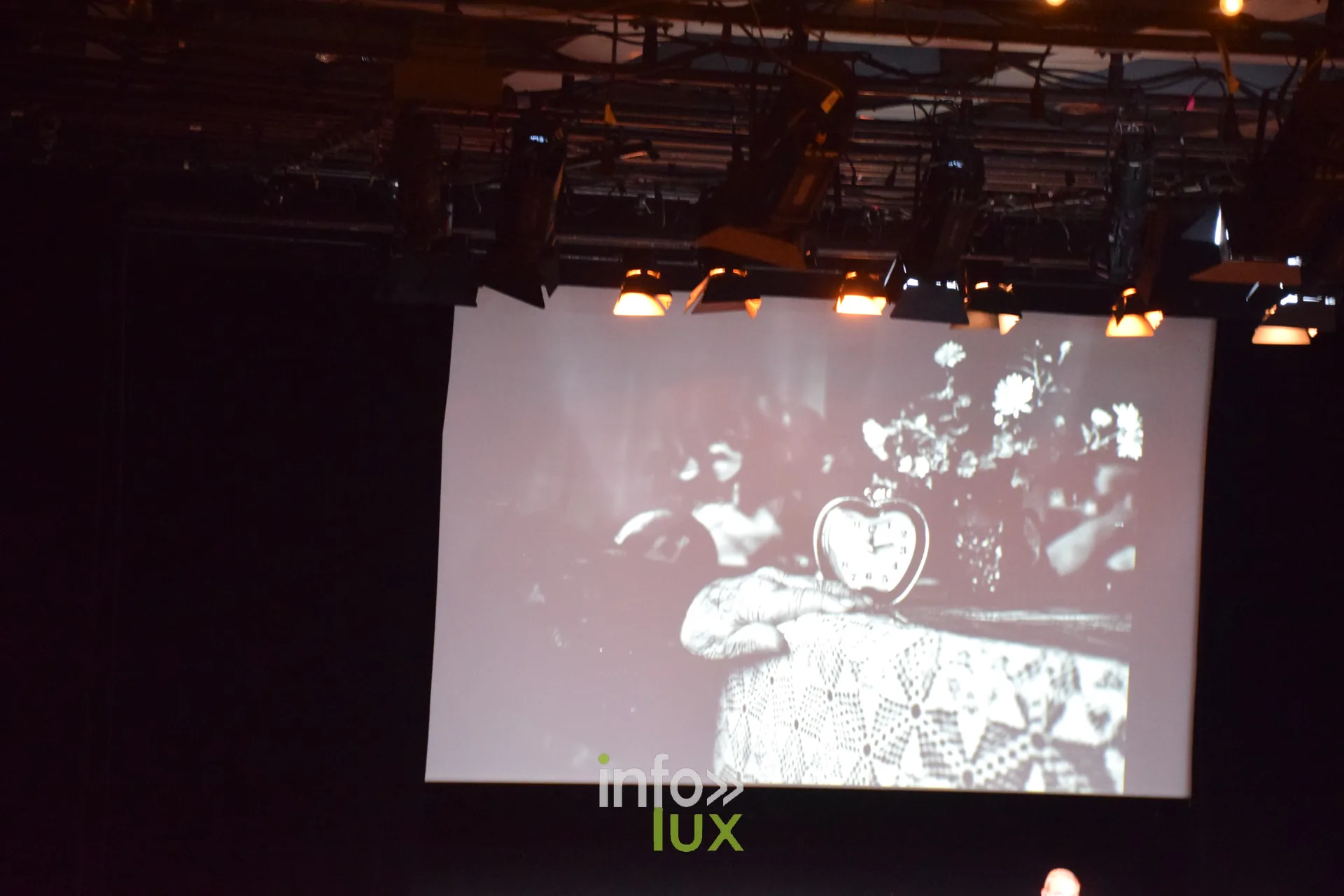 Salon Photo & Vidéo 2026, Grande Halle de la Villette, Paris : Une image projetée pendant la Grande Rencontre avec Nikos Aliagas, animée par Sophie Bernard