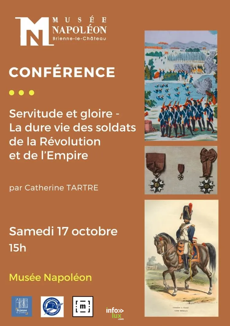 Brienne-le-Château > Conférence > Servitude et gloire, la dure vie des soldats de la Révolution et de l’Empire