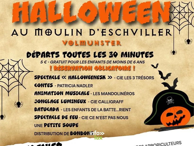 Volmunster > Balade > Soirée Halloween au moulin d’Eschviller 2026