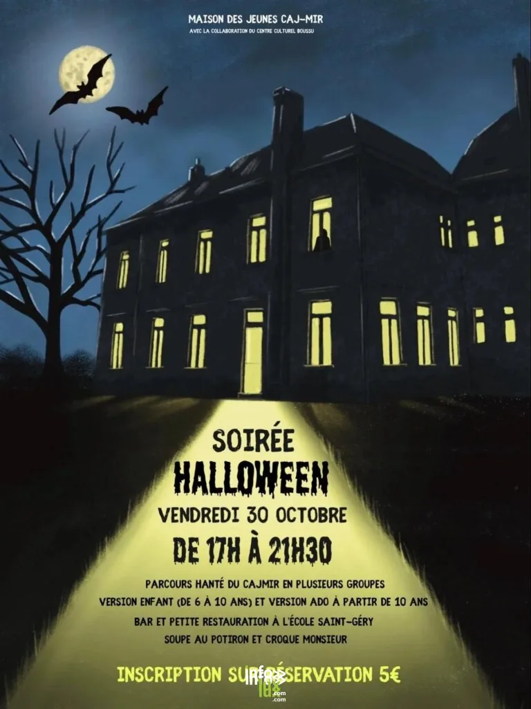 Boussu > Balade > Soirée Halloween et parcours hanté 2026