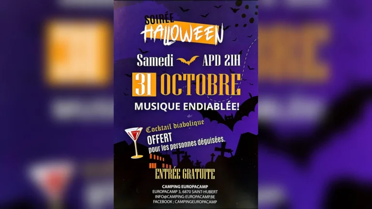 Saint-Hubert > Halloween > Soirée Halloween à l’Europacamp 2026