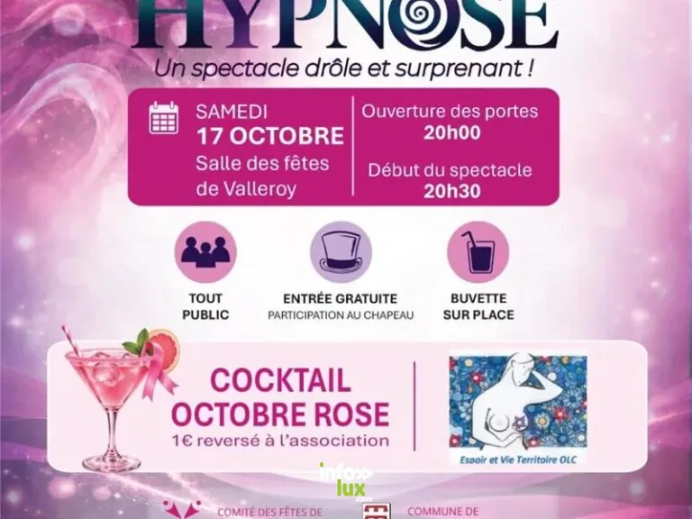 Valleroy > Spectacle > Soirée Hypnose