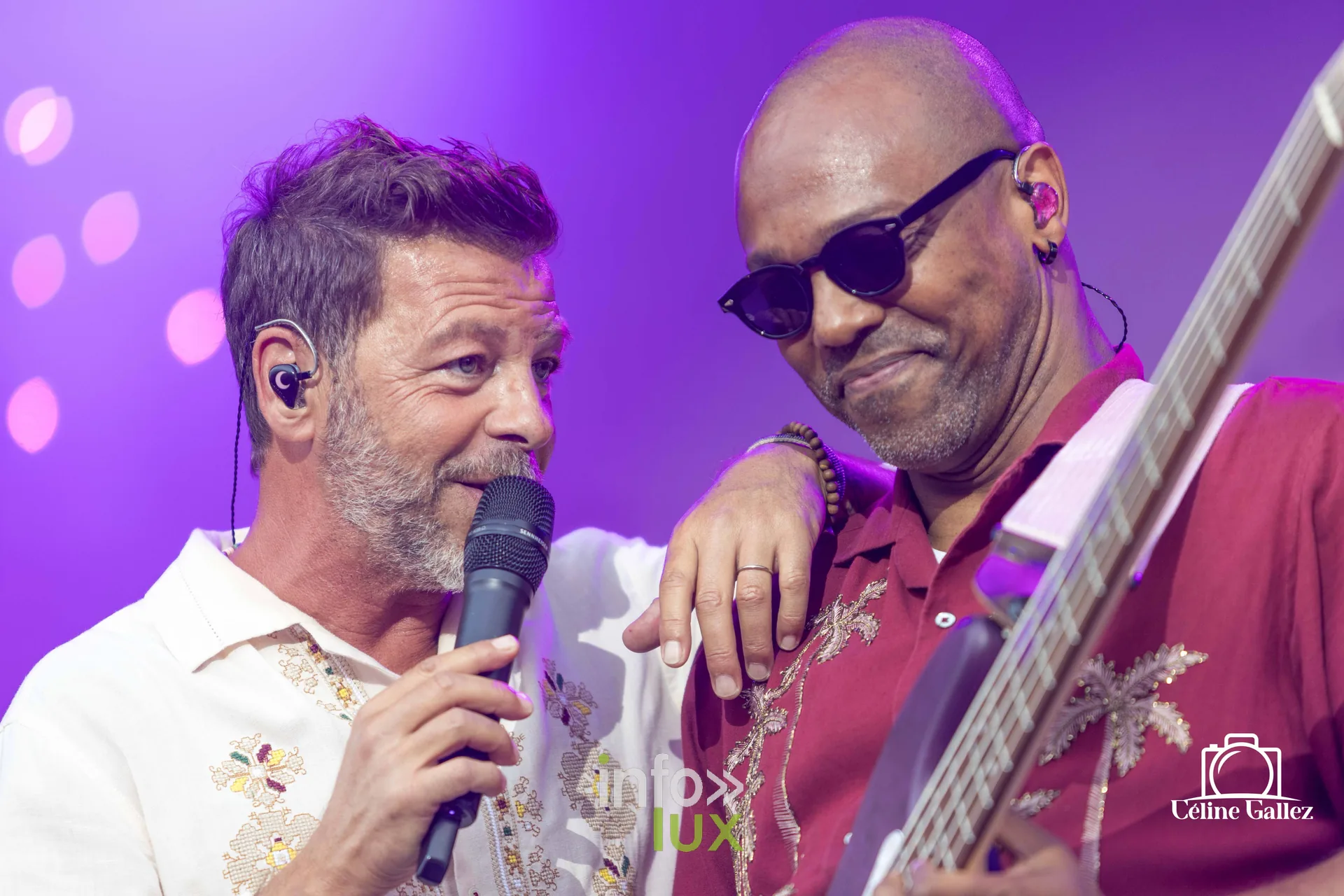 Les Solidarités 2026 à Namur, dimanche 6 septembre : Christophe Maé et un guitariste de son groupe