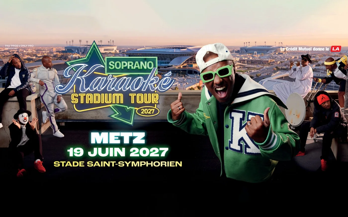 Soprano, Karaoké Stadium Tour, Metz, stade Saint-Symphorien, 19 juin 2027