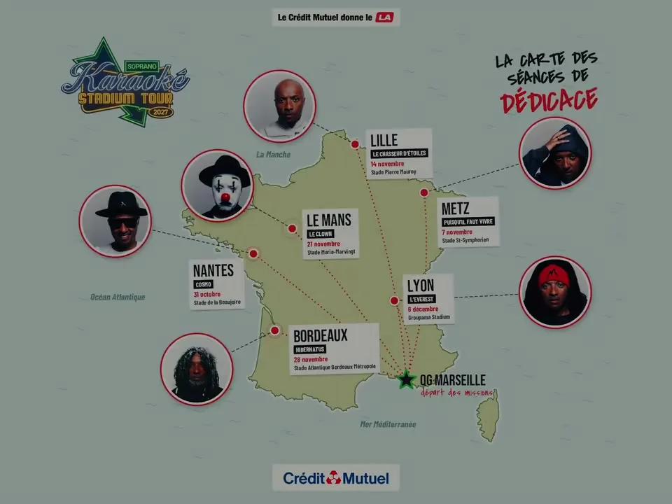Capture de la vidéo officielle « La carte des séances de dédicace » de Soprano (image 40)