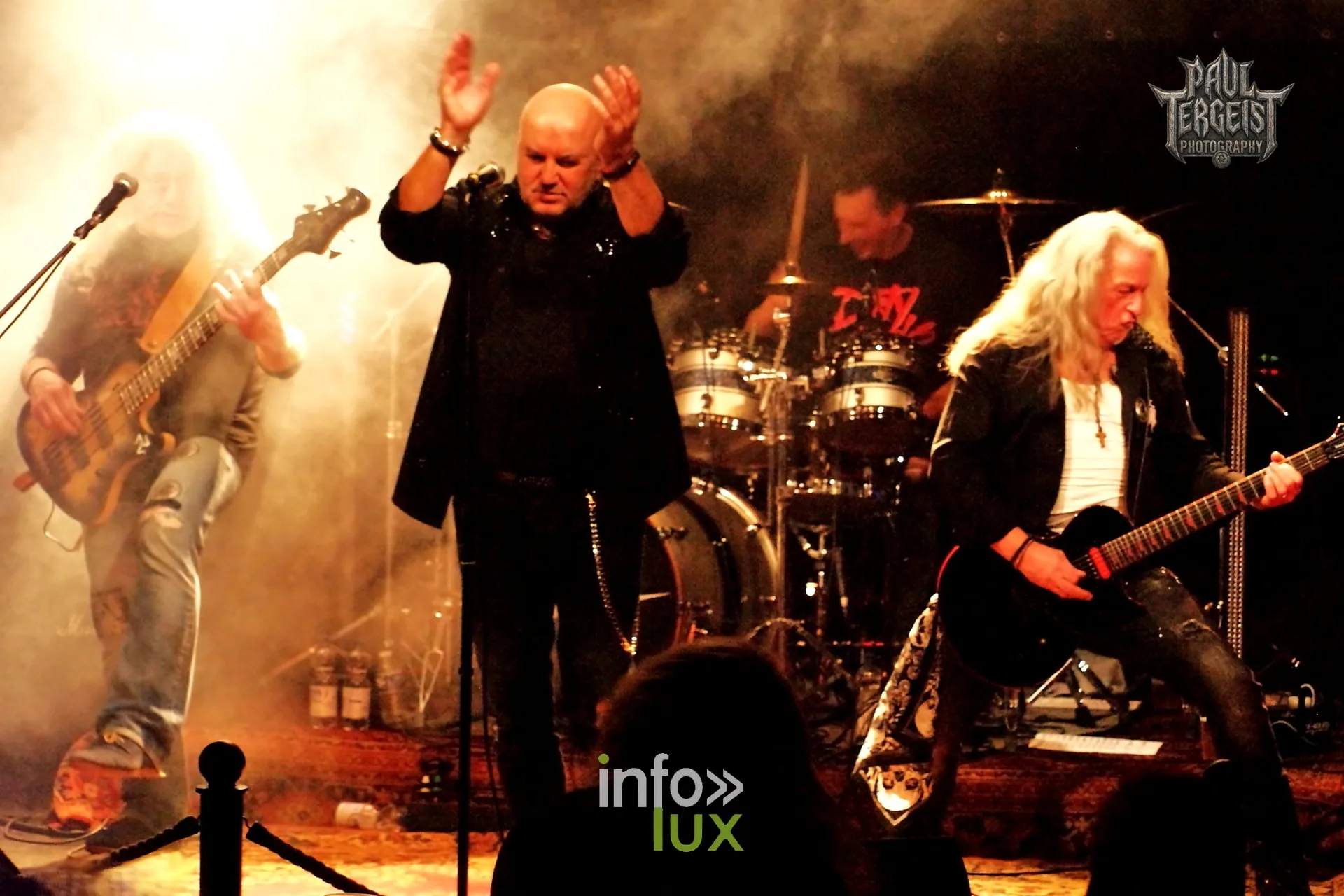Le groupe SteeLover au Metal Festival d’Alleur, 8 janvier 2022 (photo Paul Tergeist Photography)
