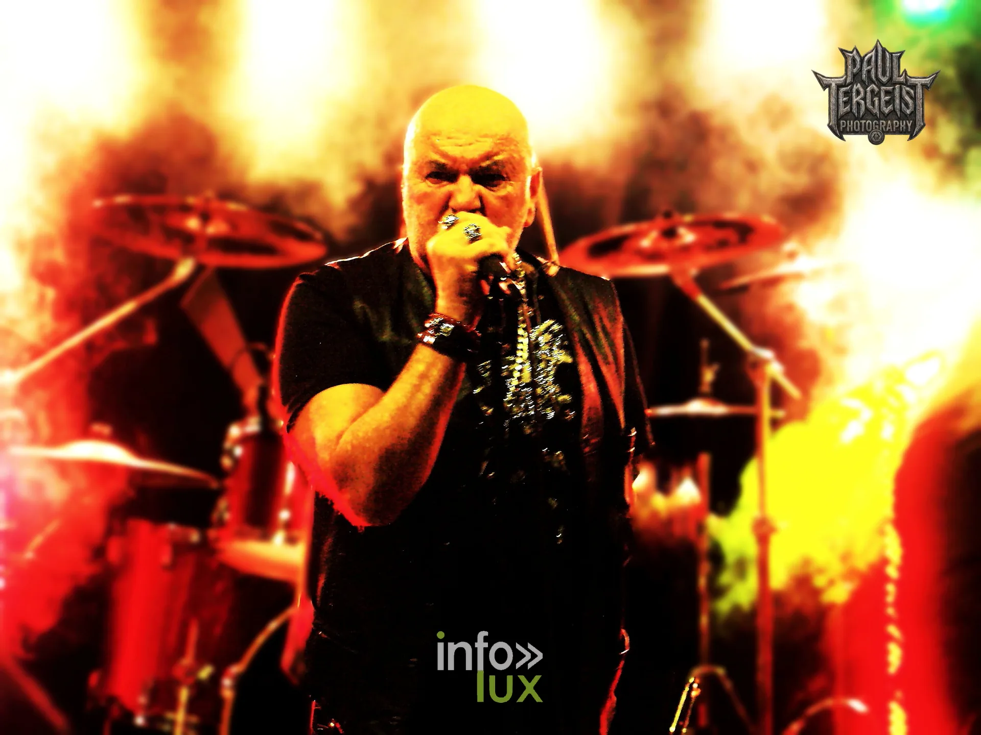 Vince Cardillo de SteeLover au Ragnarok Live Club à Bree, 30 septembre 2022 (photo Paul Tergeist Photography)