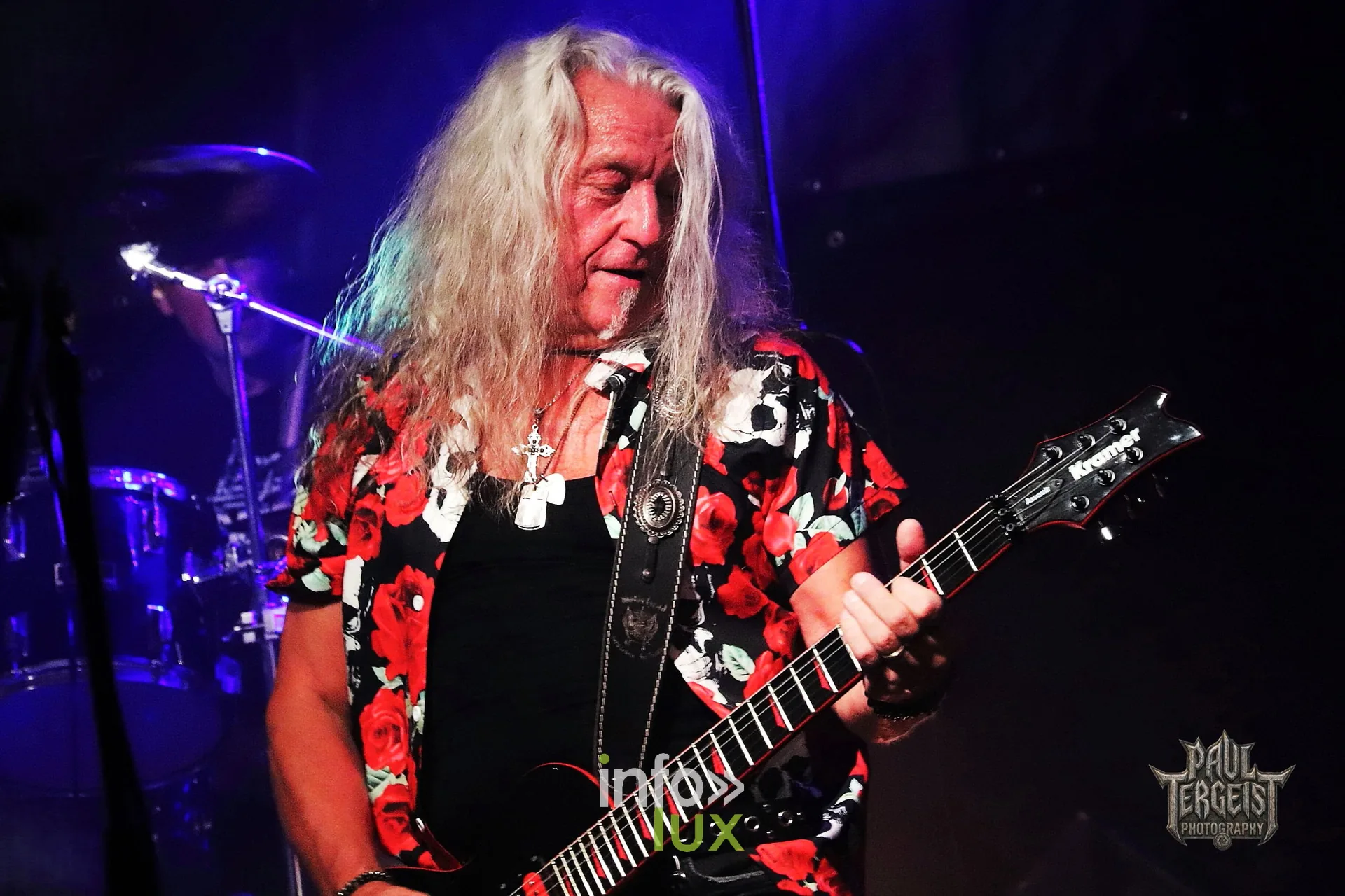 Pat Fréson de SteeLover au South Of Heaven à Bilzen, 4 octobre 2024 (photo Paul Tergeist Photography)