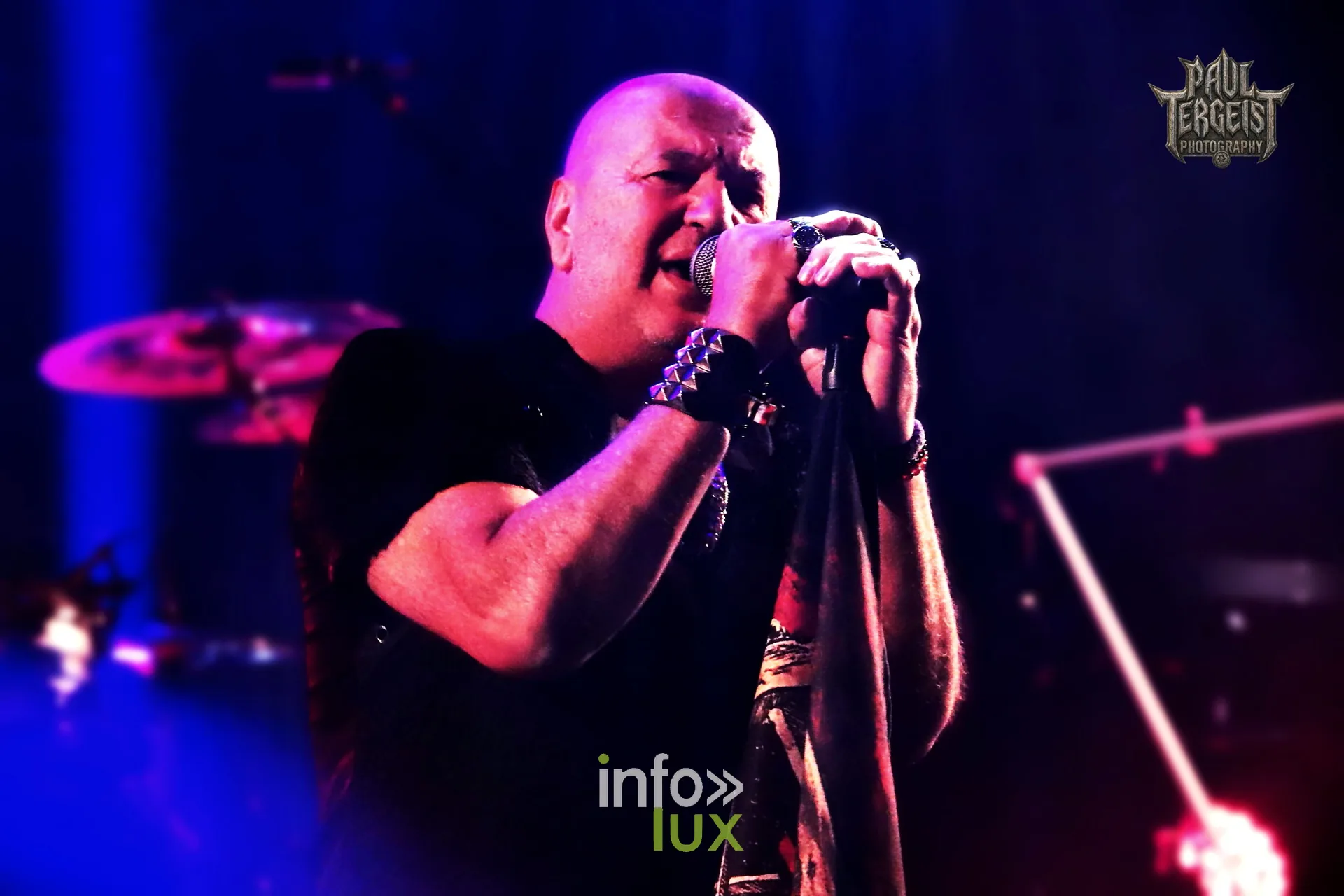 Vince Cardillo de SteeLover au South Of Heaven à Bilzen, 4 octobre 2024 (photo Paul Tergeist Photography)