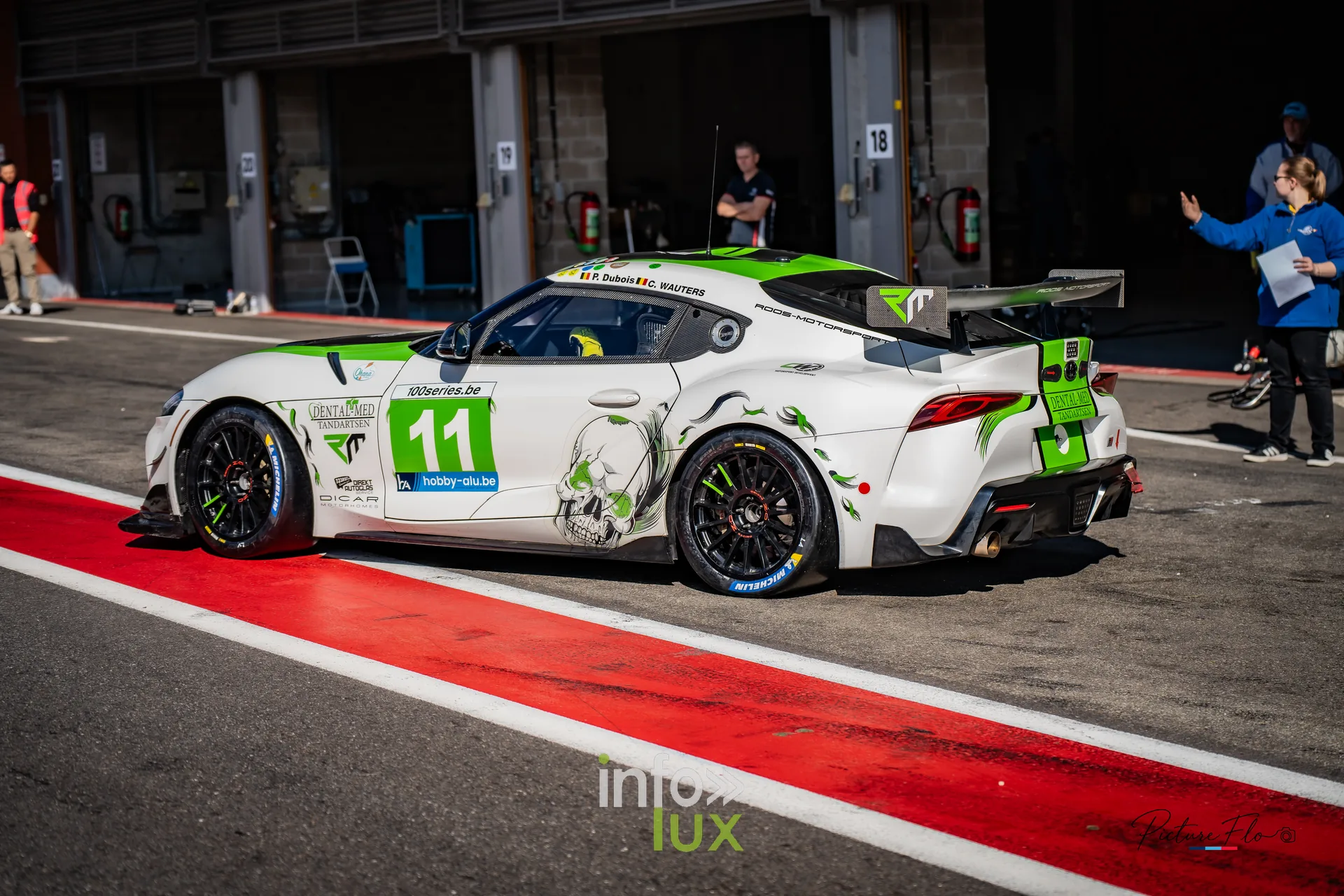 Team 84 au BGDC SuperSpa 2026 à Spa-Francorchamps : la Toyota Supra #11 dans la voie des stands