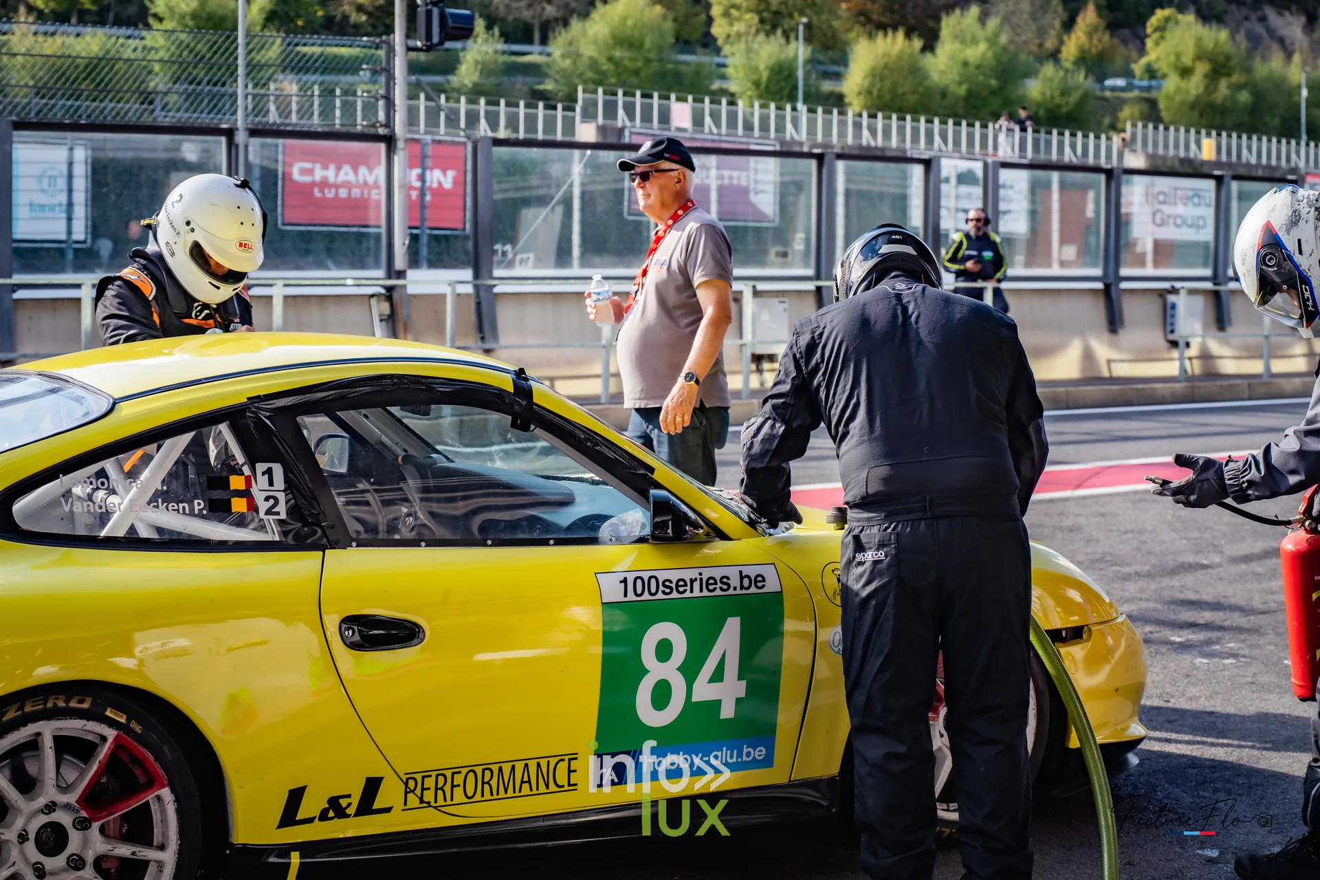 Team 84 au BGDC SuperSpa 2026 à Spa-Francorchamps : changement de pilote sur la #84, l’équipe au travail