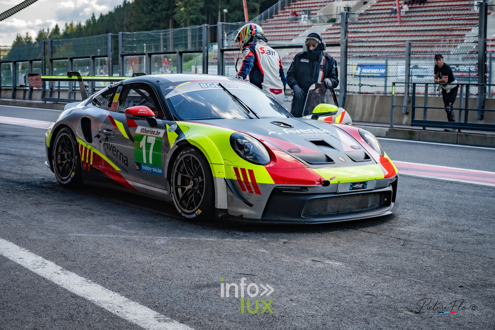 Team 84 au BGDC SuperSpa 2026 à Spa-Francorchamps : la Porsche #17 dans la voie des stands