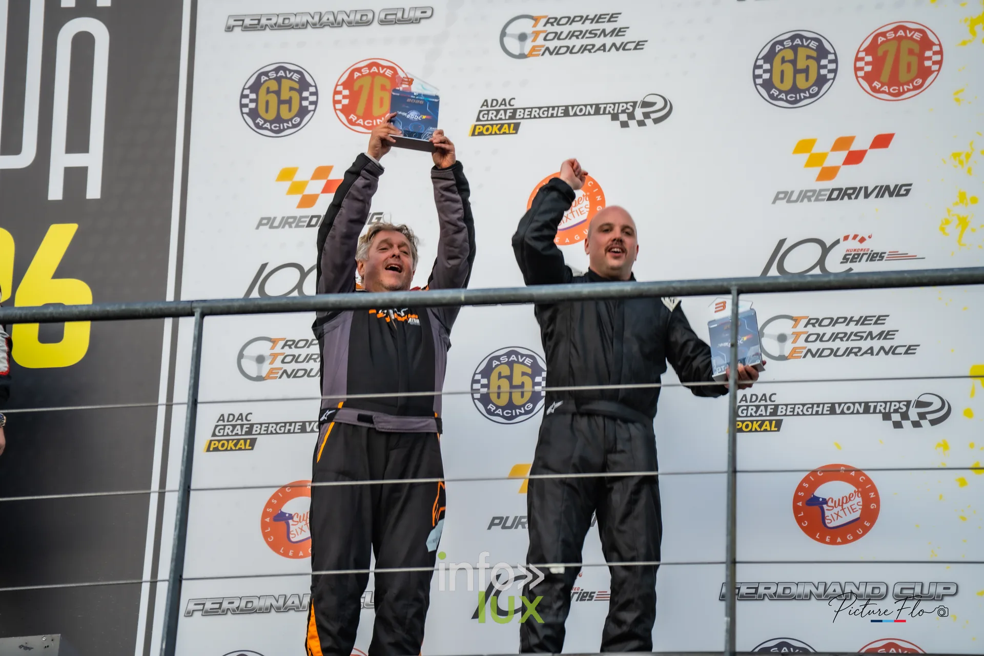 Team 84 au BGDC SuperSpa 2026 à Spa-Francorchamps : l’équipage de la #84 trophées levés
