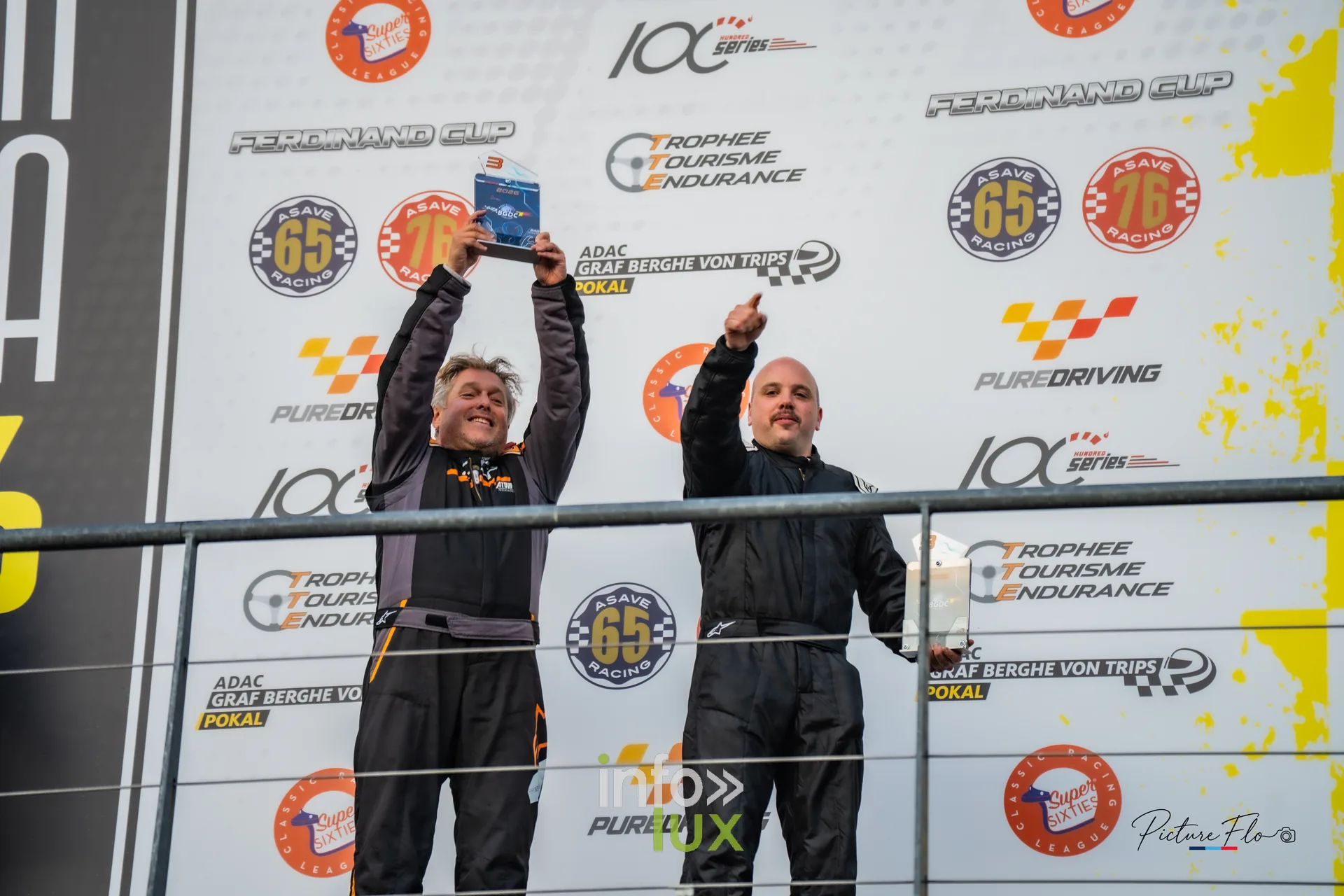 Team 84 au BGDC SuperSpa 2026 à Spa-Francorchamps : l’équipage de la #84 sur le podium de la catégorie GT−