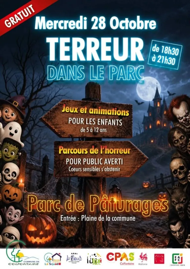 Colfontaine > Soirée > Terreur dans le parc 2026