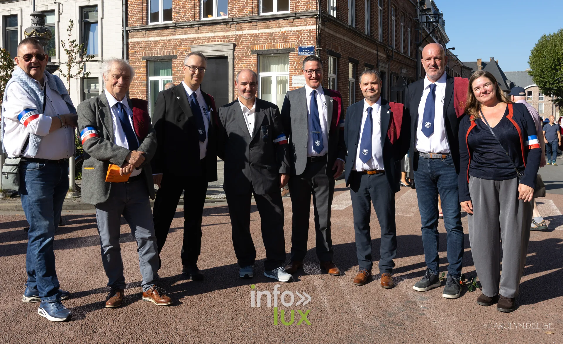 750e Tour Sainte-Gertrude, Nivelles, 4 octobre 2026 : Un groupe costumé avant la rentrée