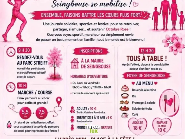 Seingbouse > Sport > Tous ensemble pour octobre rose