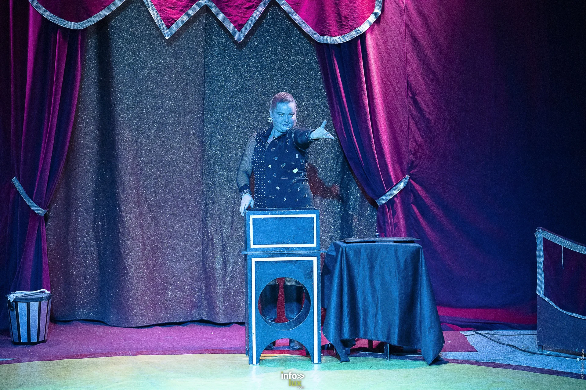Univers Circus à Saint-Hubert, septembre 2026 : clown, équilibriste, jongleur, cerceaux et numéro de chien sous le chapiteau