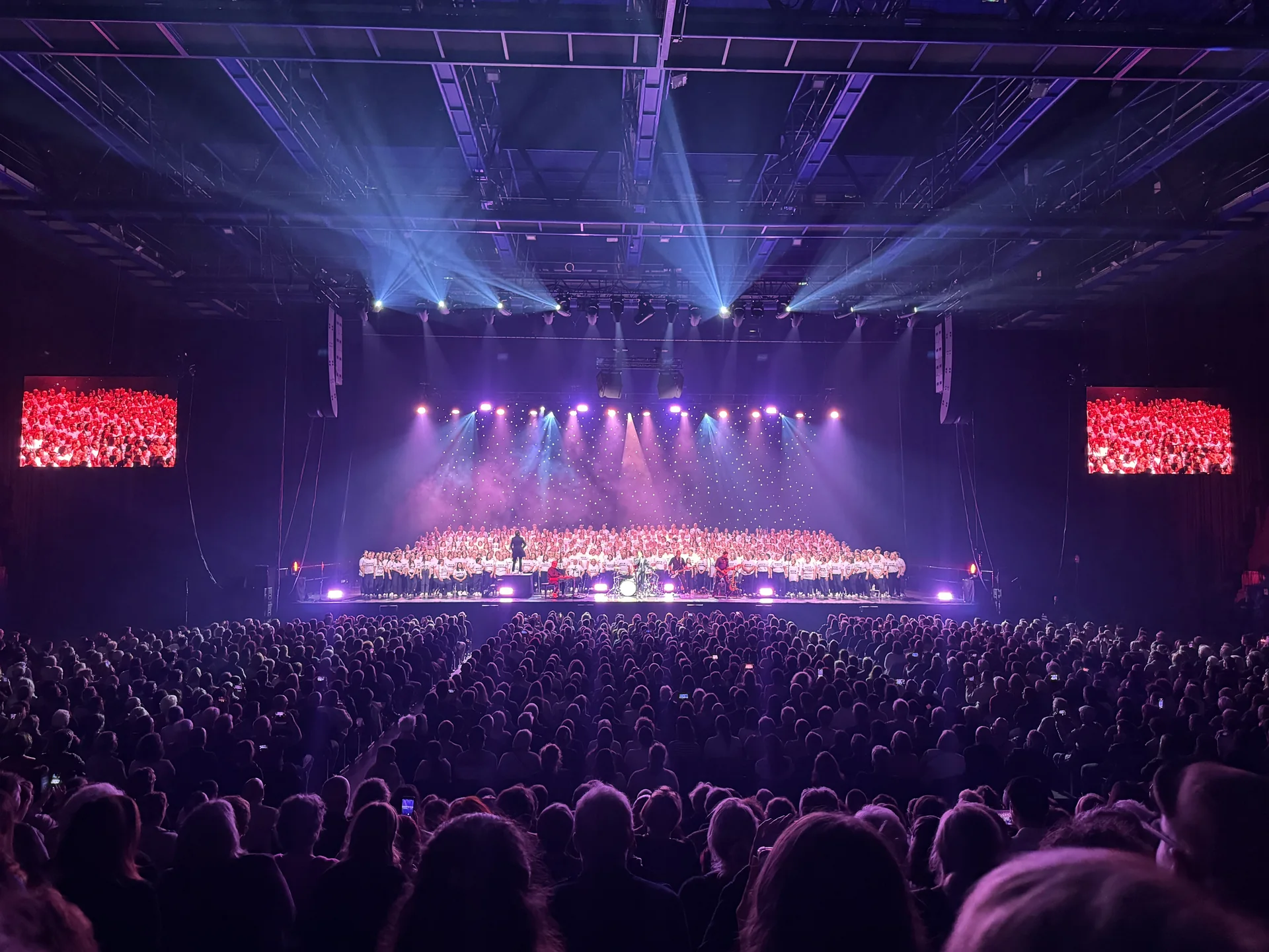 Le chœur Voices Harmony sur scène lors d’un précédent spectacle