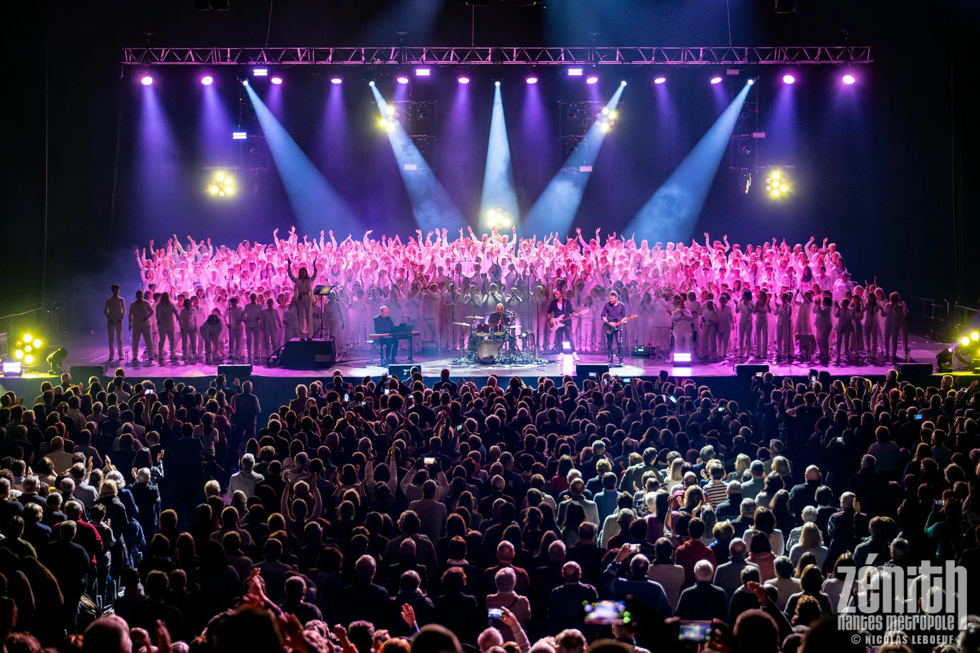 Le chœur Voices Harmony sur scène lors d’un précédent spectacle