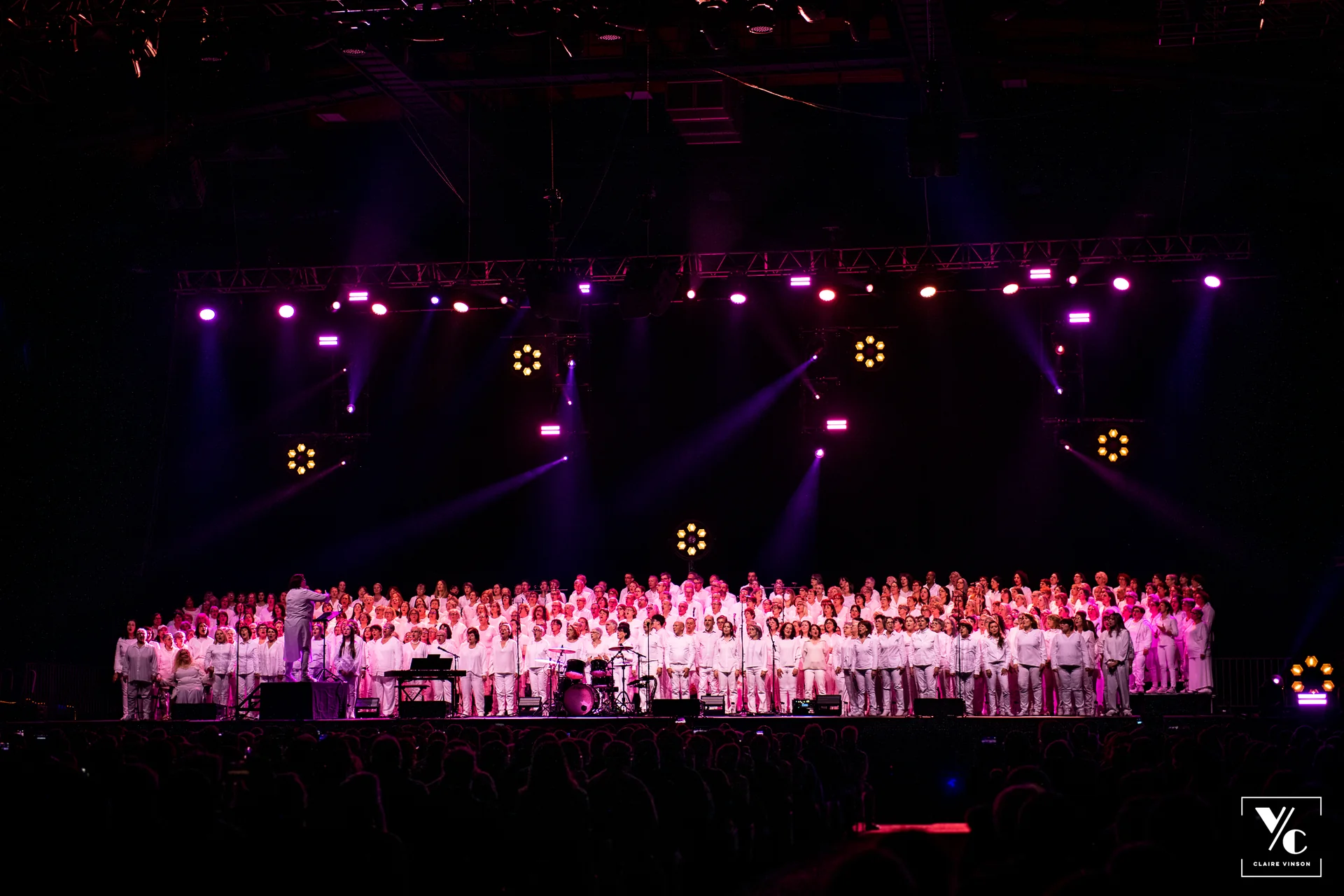 Le chœur Voices Harmony sur scène lors d’un précédent spectacle