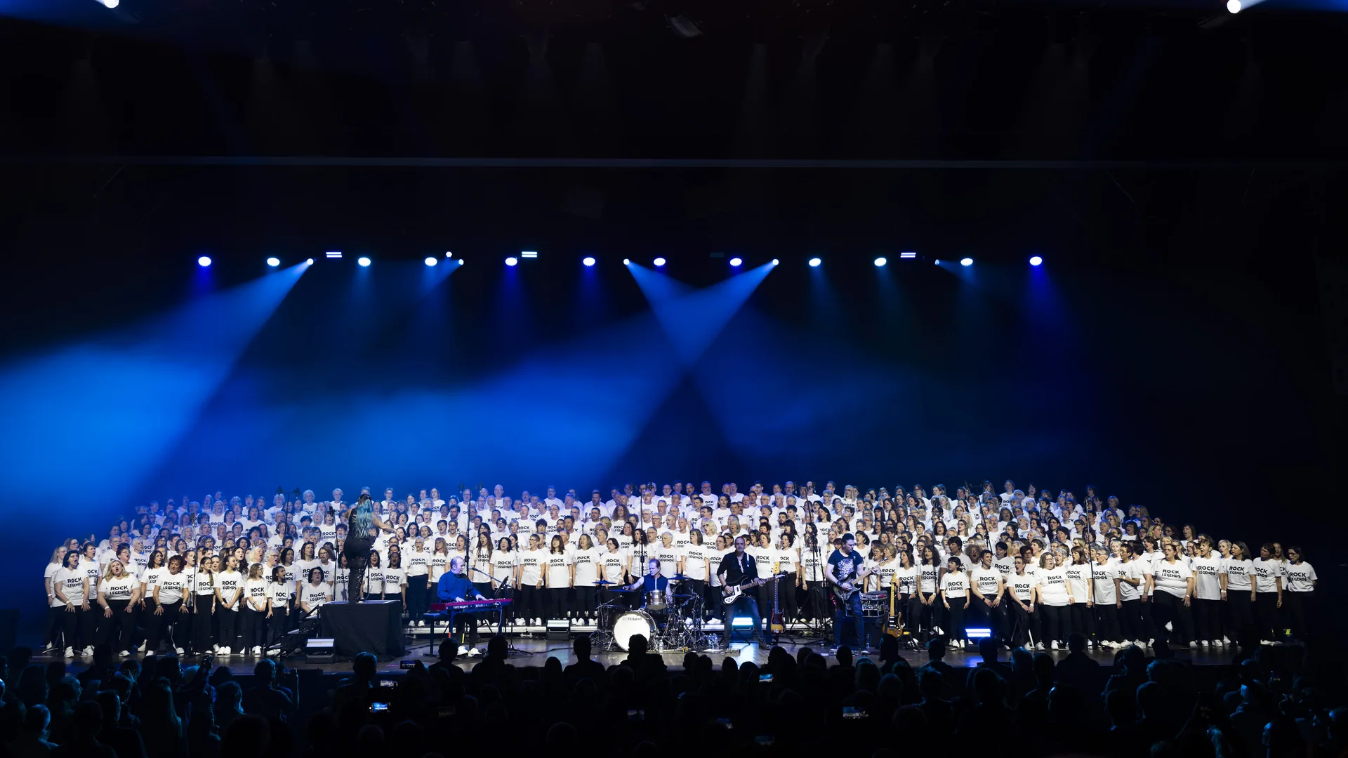 Le chœur Voices Harmony sur scène lors d’un précédent spectacle