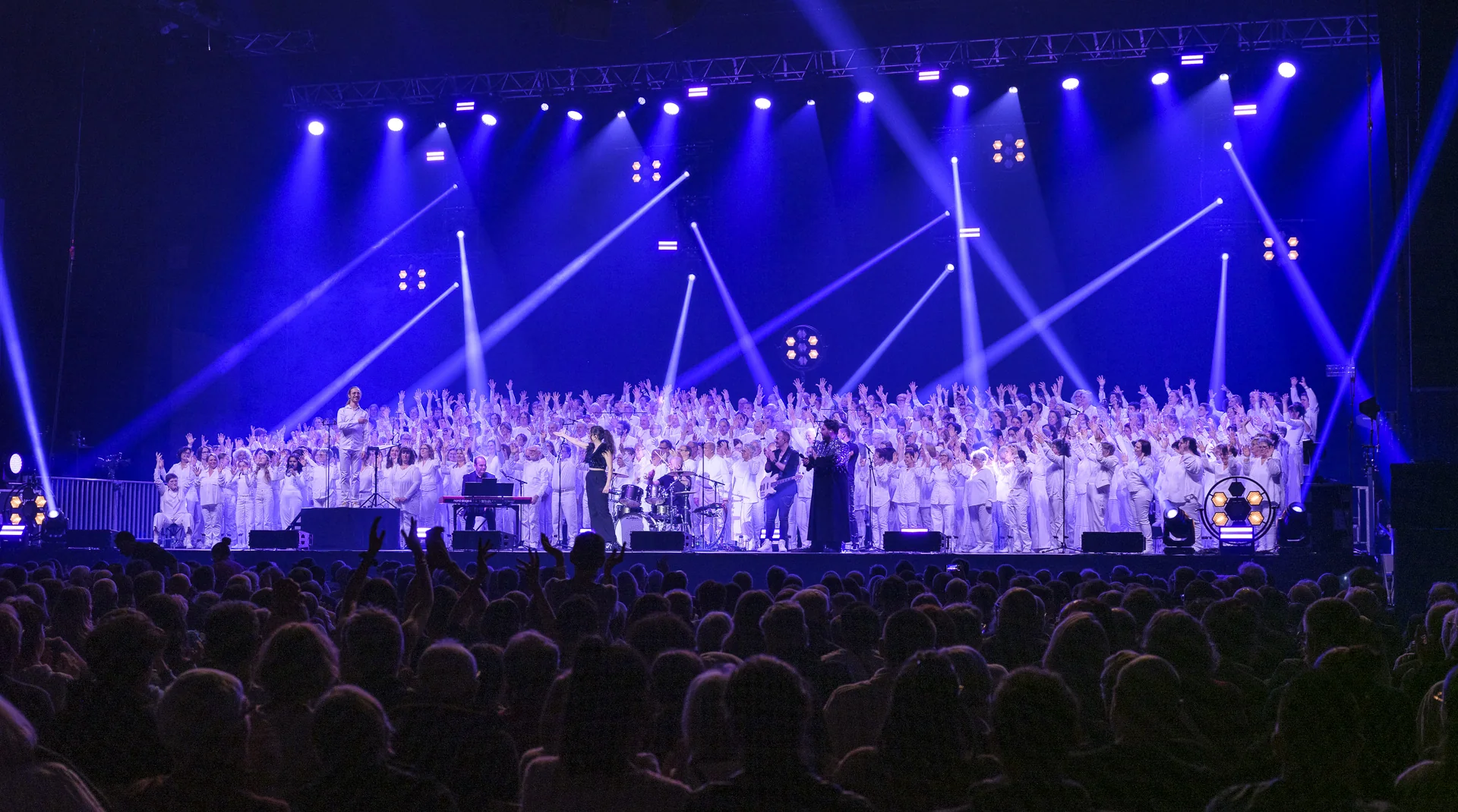 Le chœur Voices Harmony sur scène lors d’un précédent spectacle