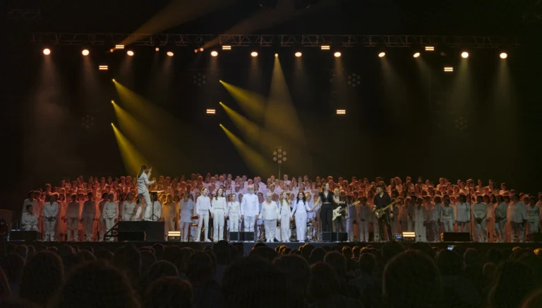 Le chœur Voices Harmony sur scène lors d’un précédent spectacle