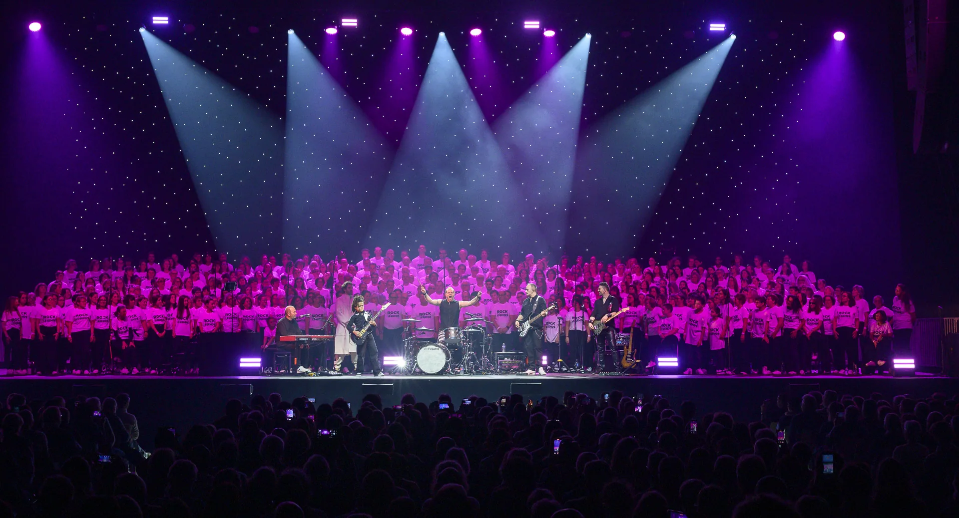 Le chœur Voices Harmony sur scène lors d’un précédent spectacle