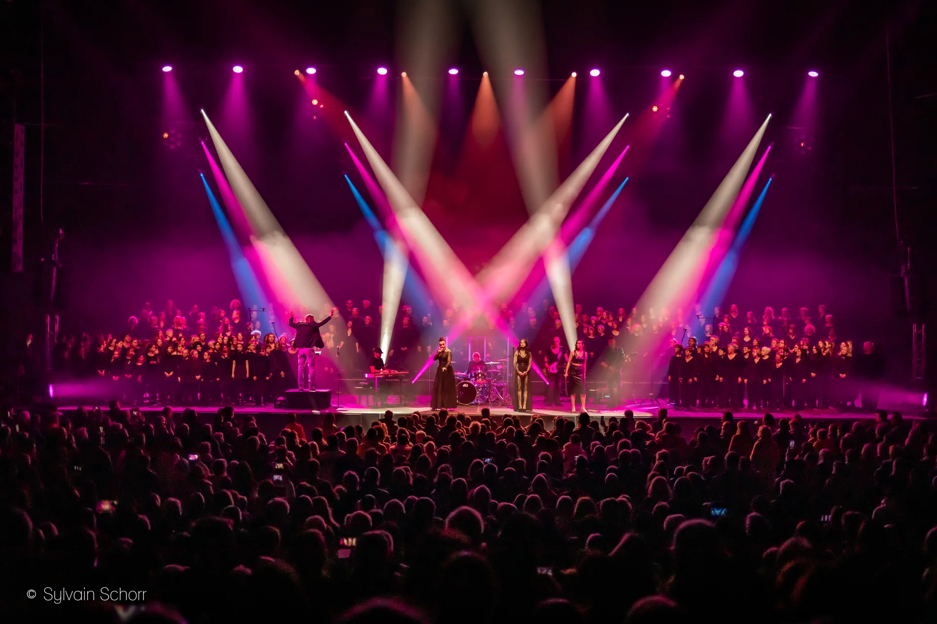 Le chœur Voices Harmony sur scène lors d’un précédent spectacle