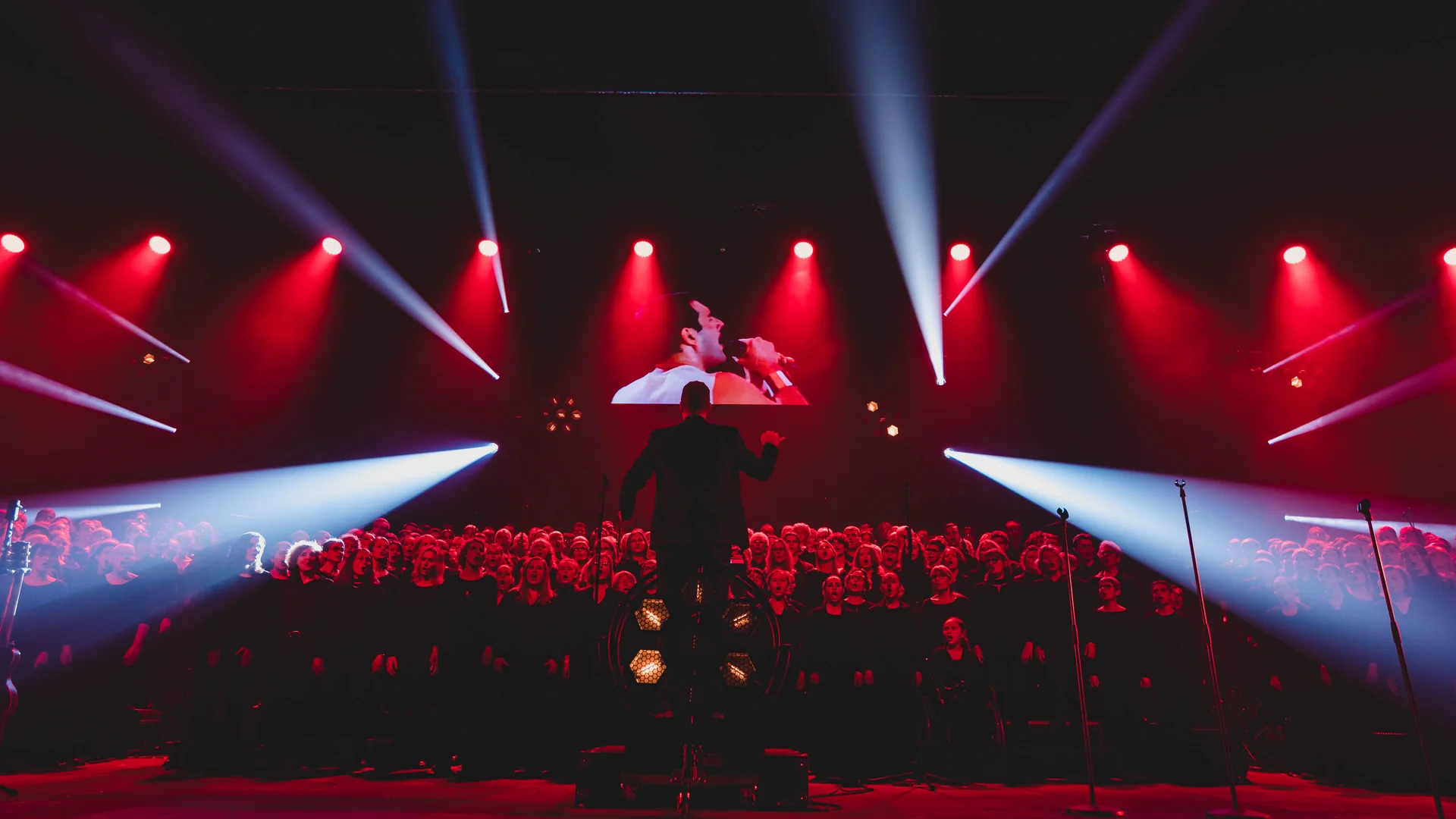 Le chœur Voices Harmony sur scène lors d’un précédent spectacle