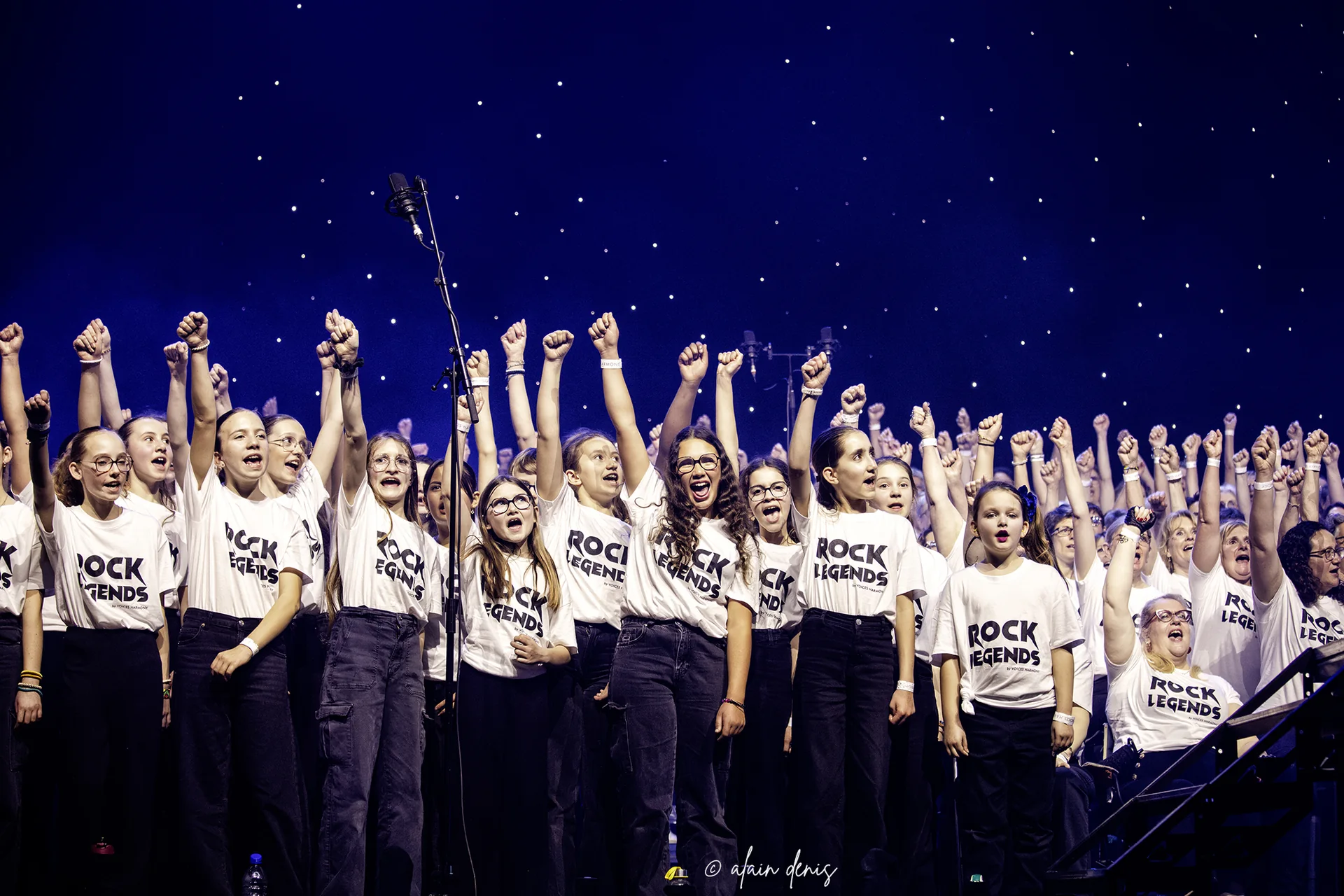 Le chœur Voices Harmony sur scène lors d’un précédent spectacle