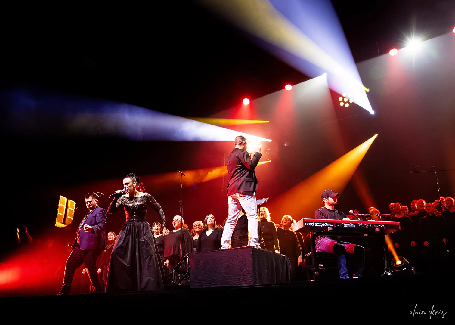 Le chœur Voices Harmony sur scène lors d’un précédent spectacle