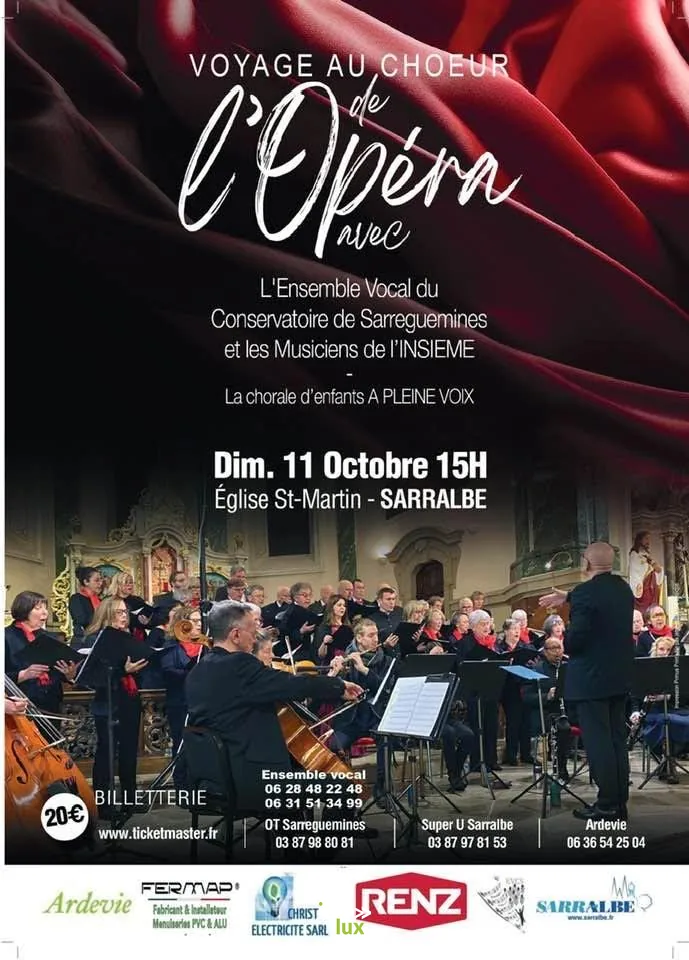 Sarralbe > Concert > Voyage au Choeur de l’Opéra