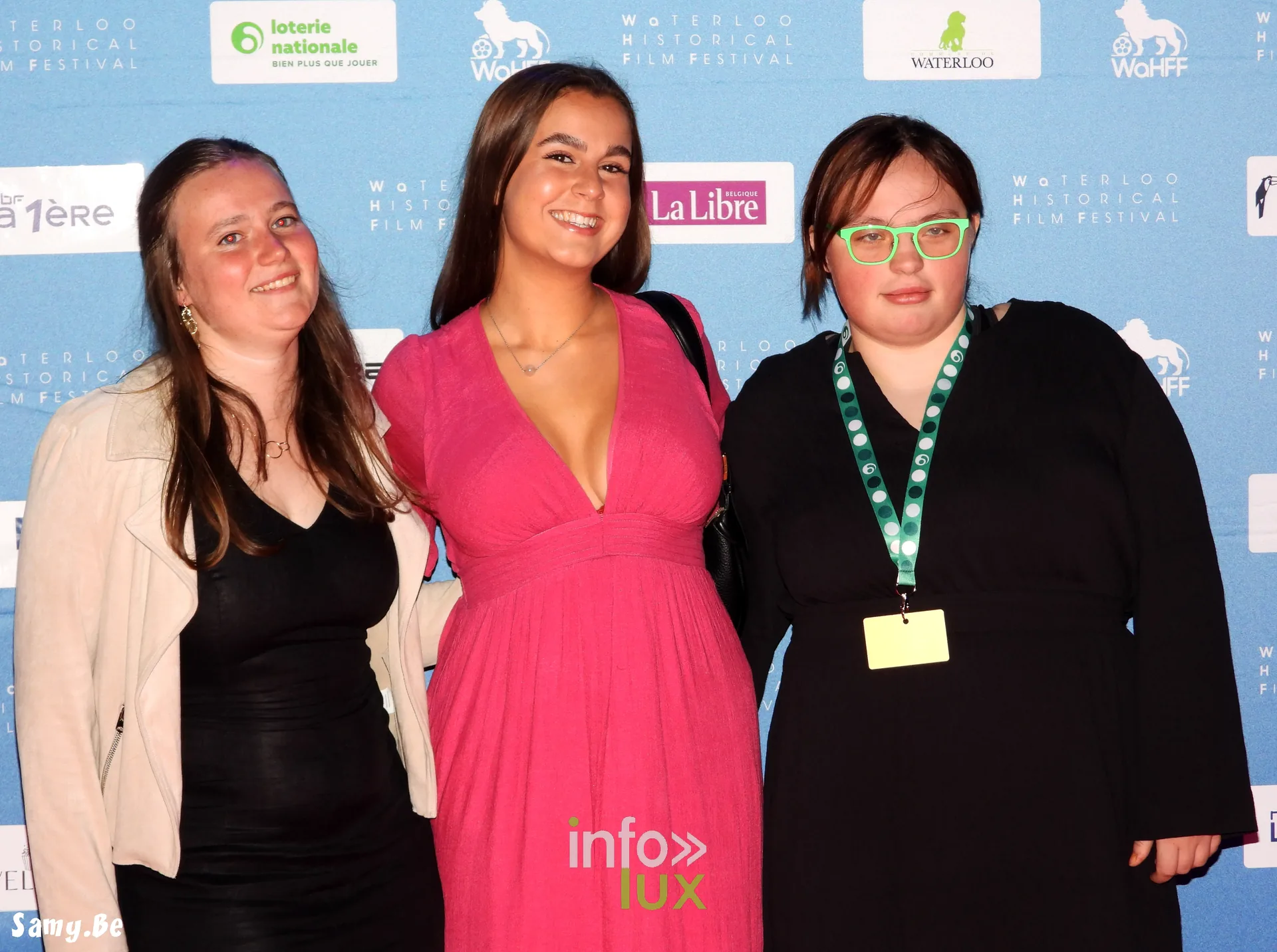 Waterloo Historical Film Festival 2026, soirée d’ouverture, 8 octobre 2026 : Le jury Jeunes au photocall
