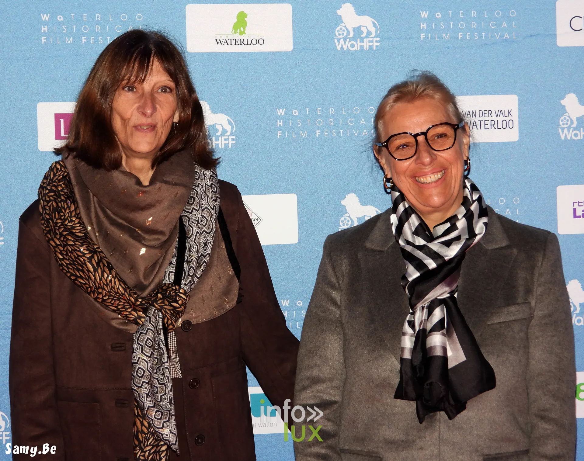 Waterloo Historical Film Festival 2026, soirée d’ouverture, 8 octobre 2026 : Au photocall de la soirée d’ouverture