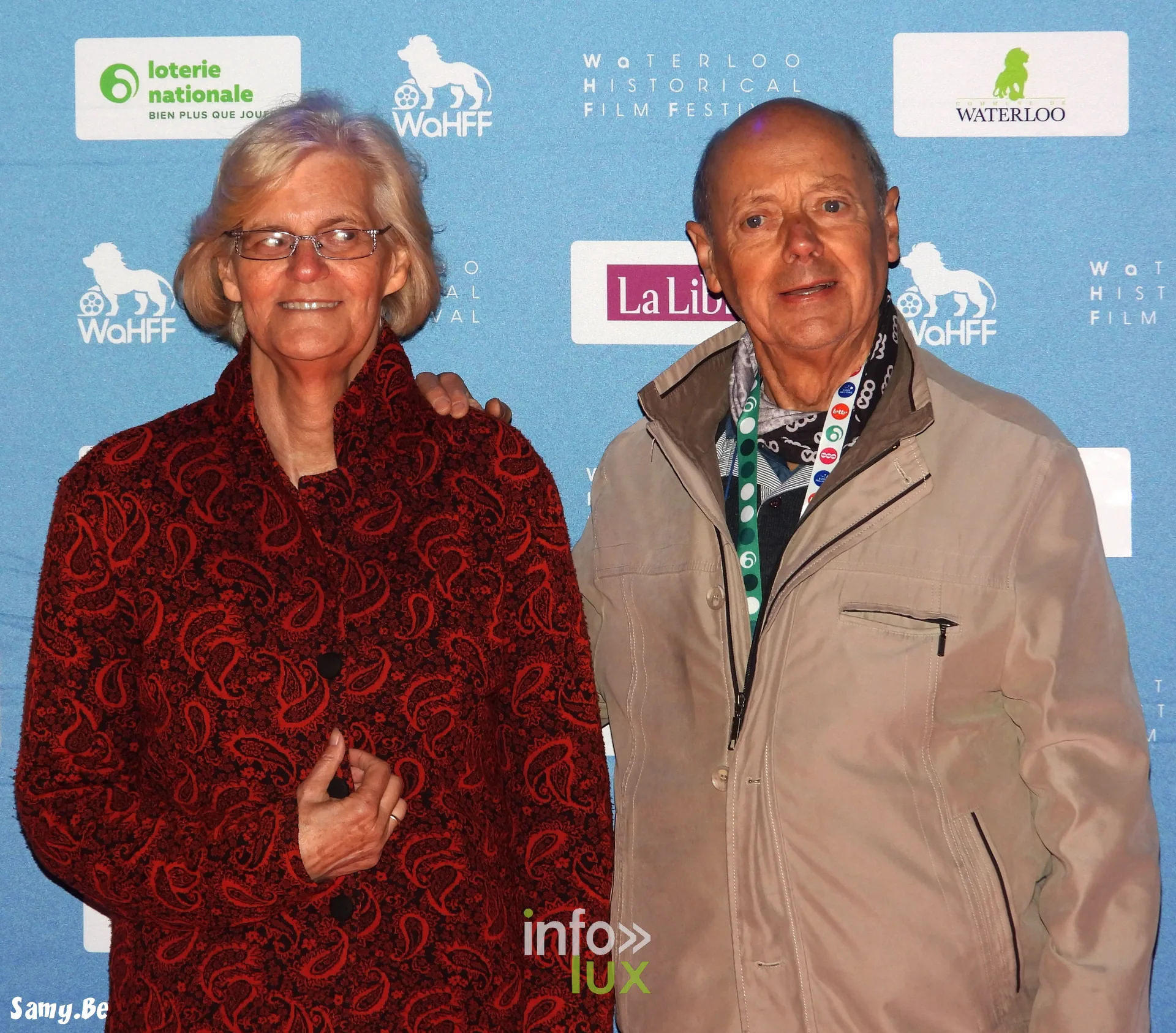 Waterloo Historical Film Festival 2026, soirée d’ouverture, 8 octobre 2026 : Au photocall de la soirée d’ouverture