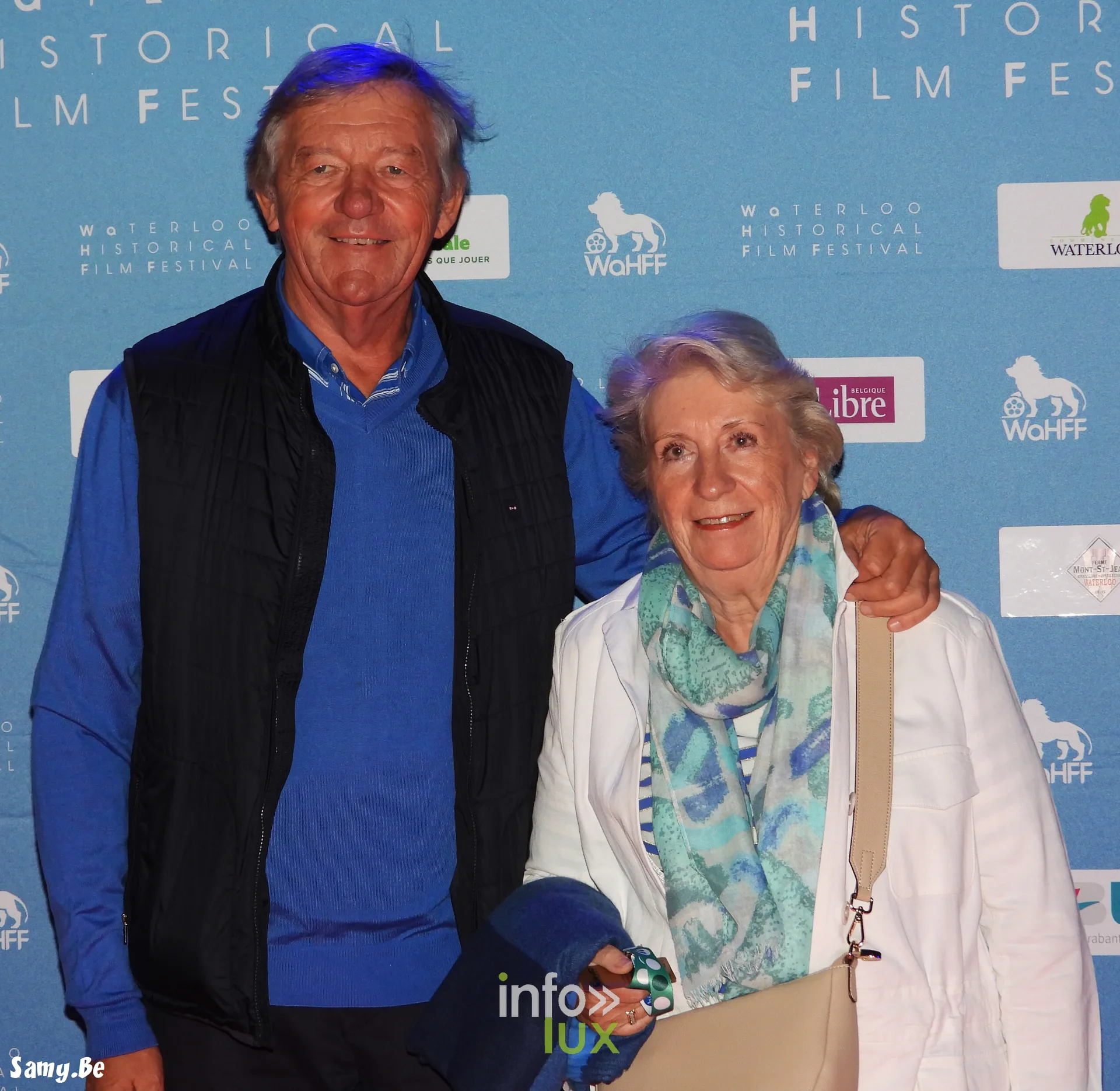 Waterloo Historical Film Festival 2026, soirée d’ouverture, 8 octobre 2026 : Au photocall de la soirée d’ouverture