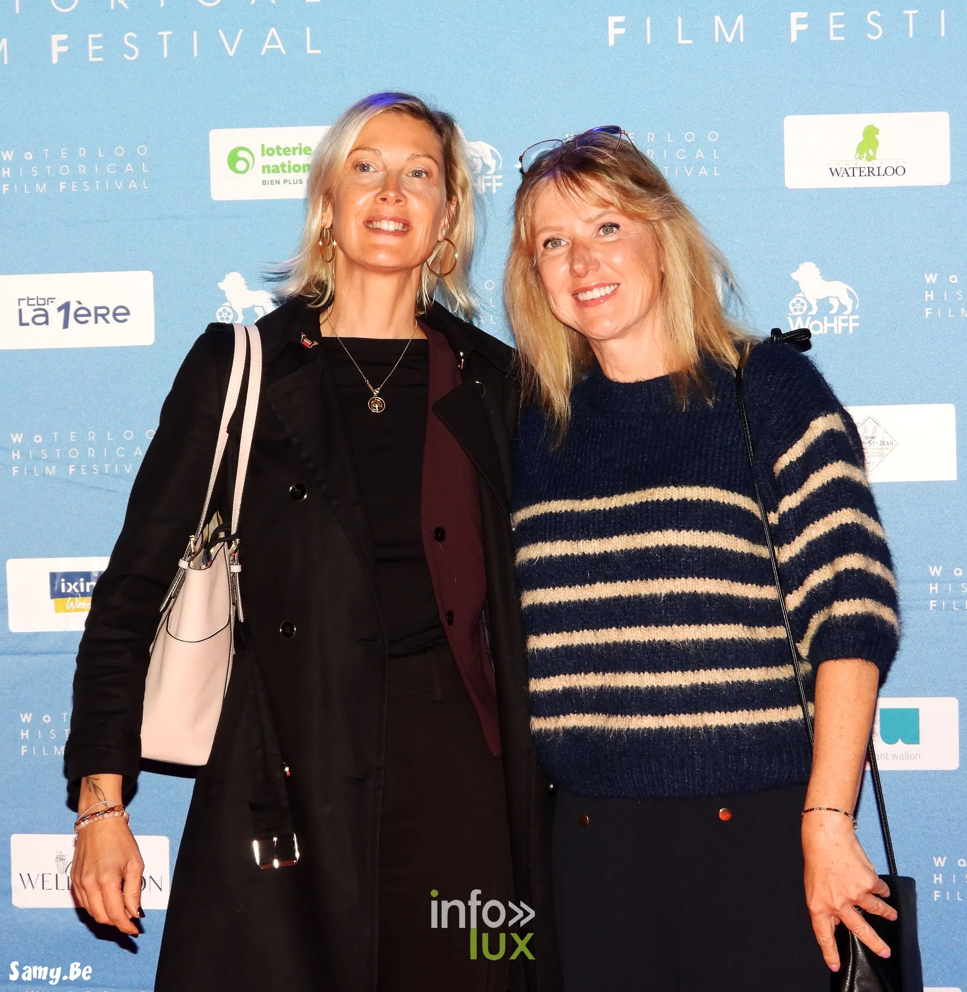 Waterloo Historical Film Festival 2026, soirée d’ouverture, 8 octobre 2026 : Au photocall de la soirée d’ouverture