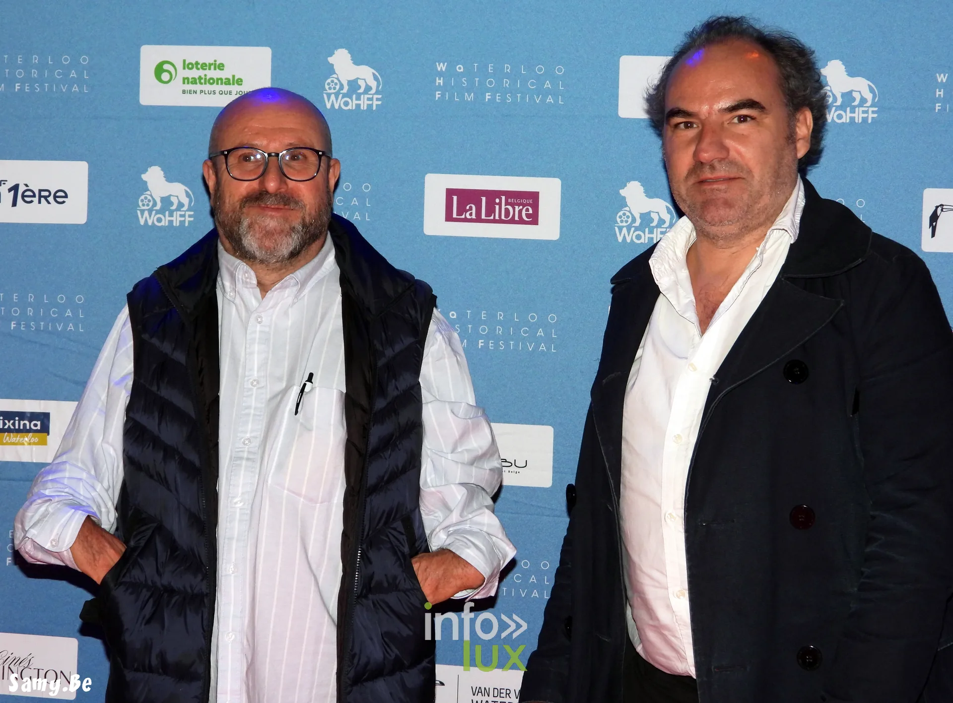 Waterloo Historical Film Festival 2026, soirée d’ouverture, 8 octobre 2026 : Au photocall de la soirée d’ouverture