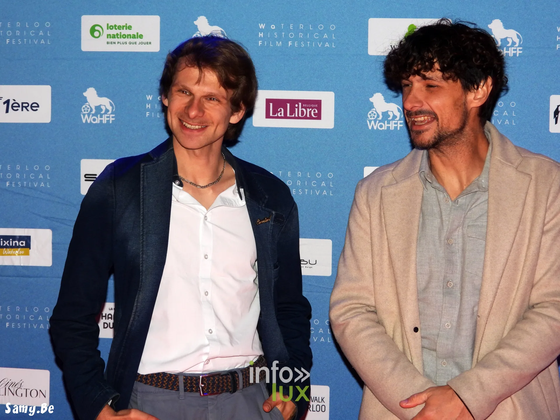 Waterloo Historical Film Festival 2026, soirée d’ouverture, 8 octobre 2026 : Alexandre Lungerich, comédien, et Jef Poccini, chauffeur de salle