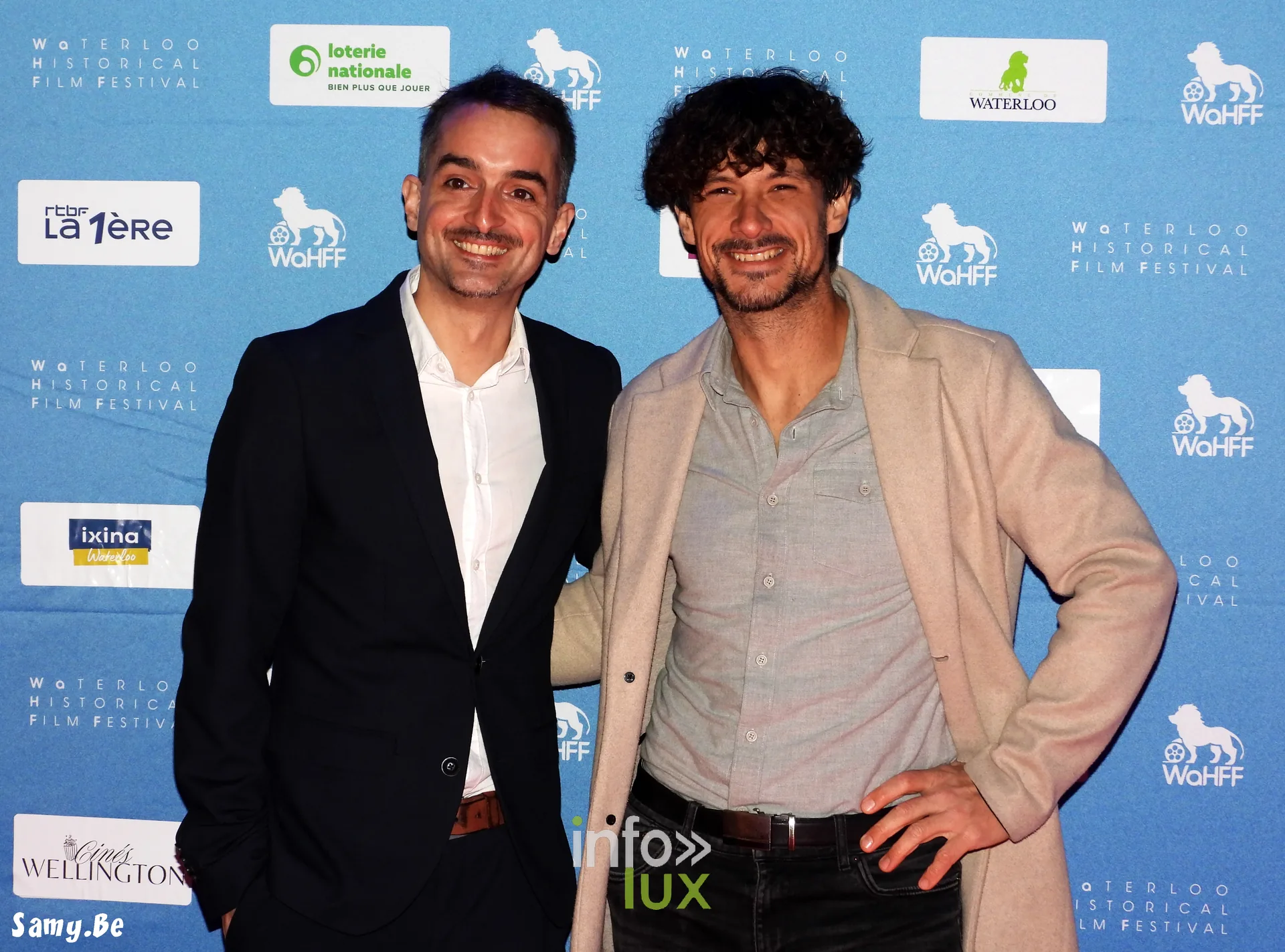 Waterloo Historical Film Festival 2026, soirée d’ouverture, 8 octobre 2026 : Au photocall de la soirée d’ouverture