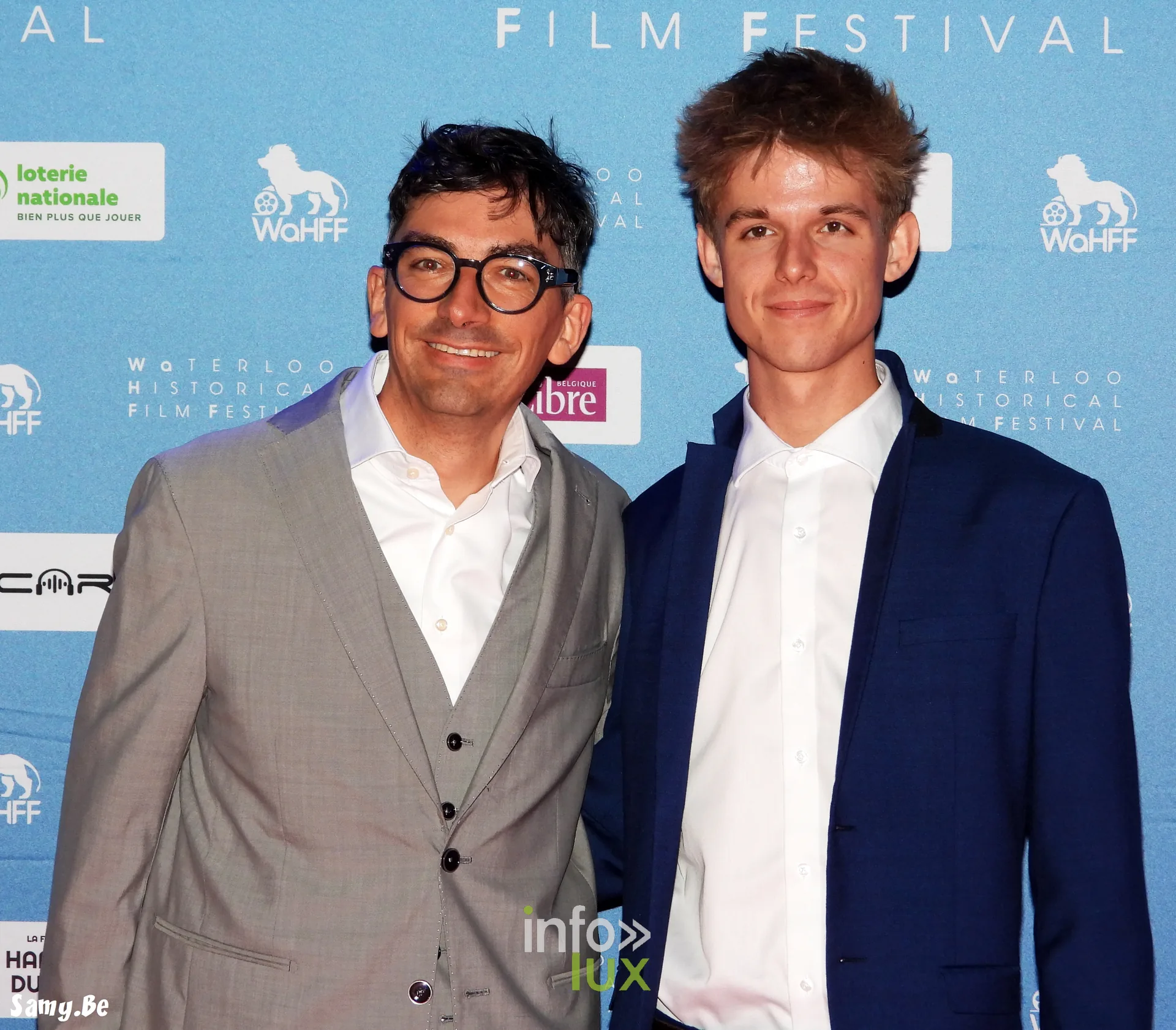 Waterloo Historical Film Festival 2026, soirée d’ouverture, 8 octobre 2026 : Au photocall de la soirée d’ouverture