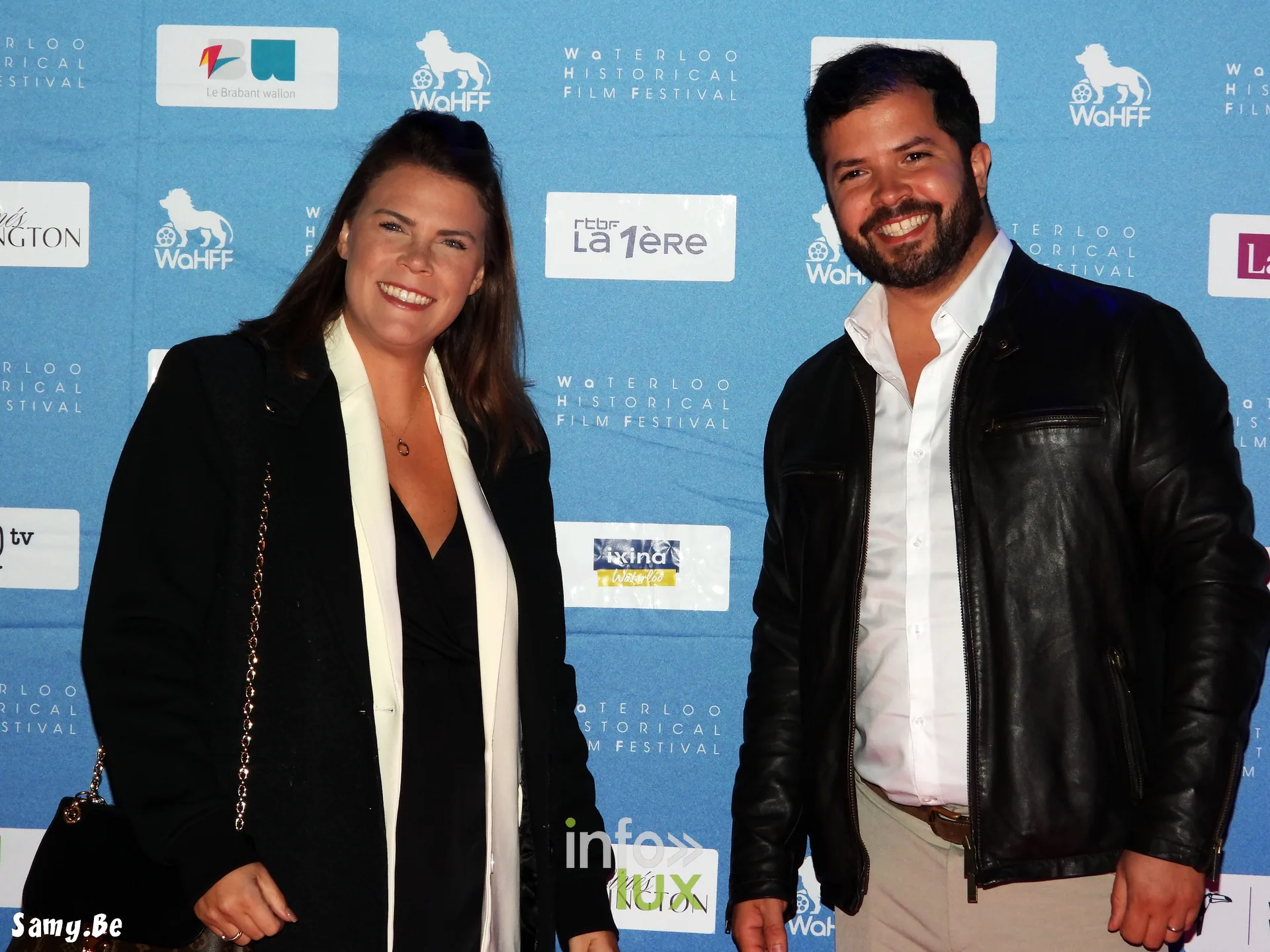 Waterloo Historical Film Festival 2026, soirée d’ouverture, 8 octobre 2026 : Alyson Siffredi (Ixina Waterloo) et un invité