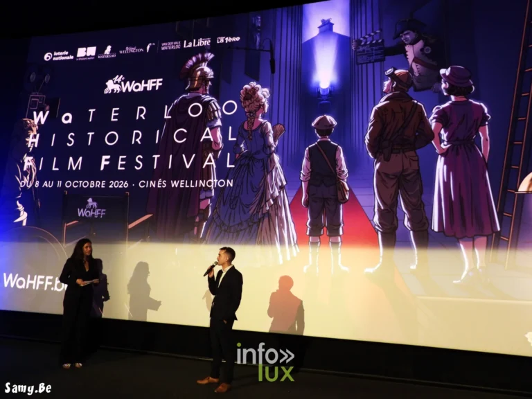 Waterloo Historical Film Festival 2026, soirée d’ouverture, 8 octobre 2026 : Alban de Fraipont et Julie Geller sur scène