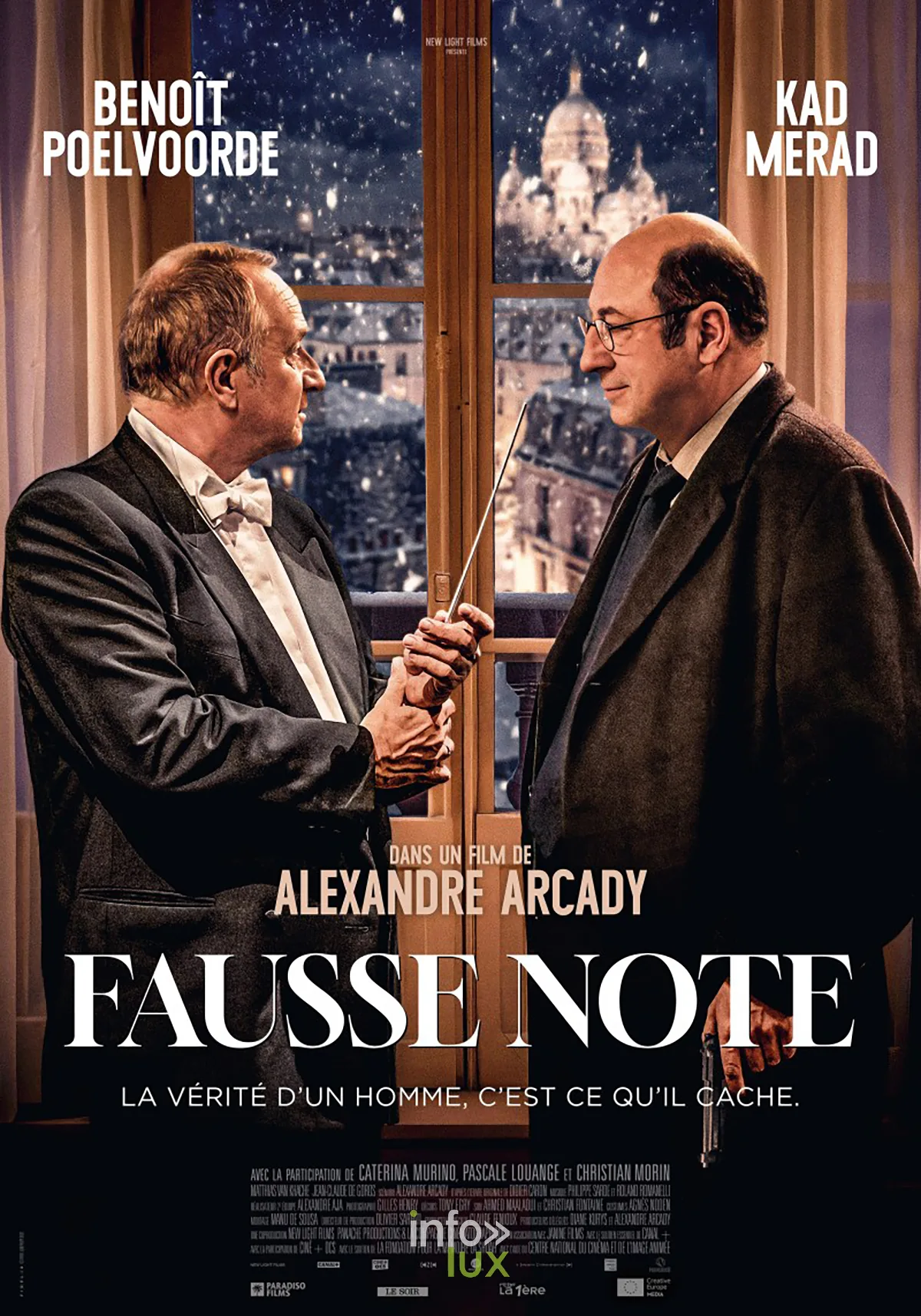 Waterloo Historical Film Festival 2026, soirée d’ouverture, 8 octobre 2026 : L’affiche de « Fausse Note », film d’ouverture