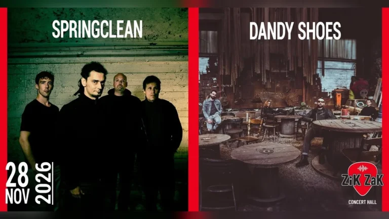 Ittre > Concert rock > Springclean (release party) + Dandy Shoes